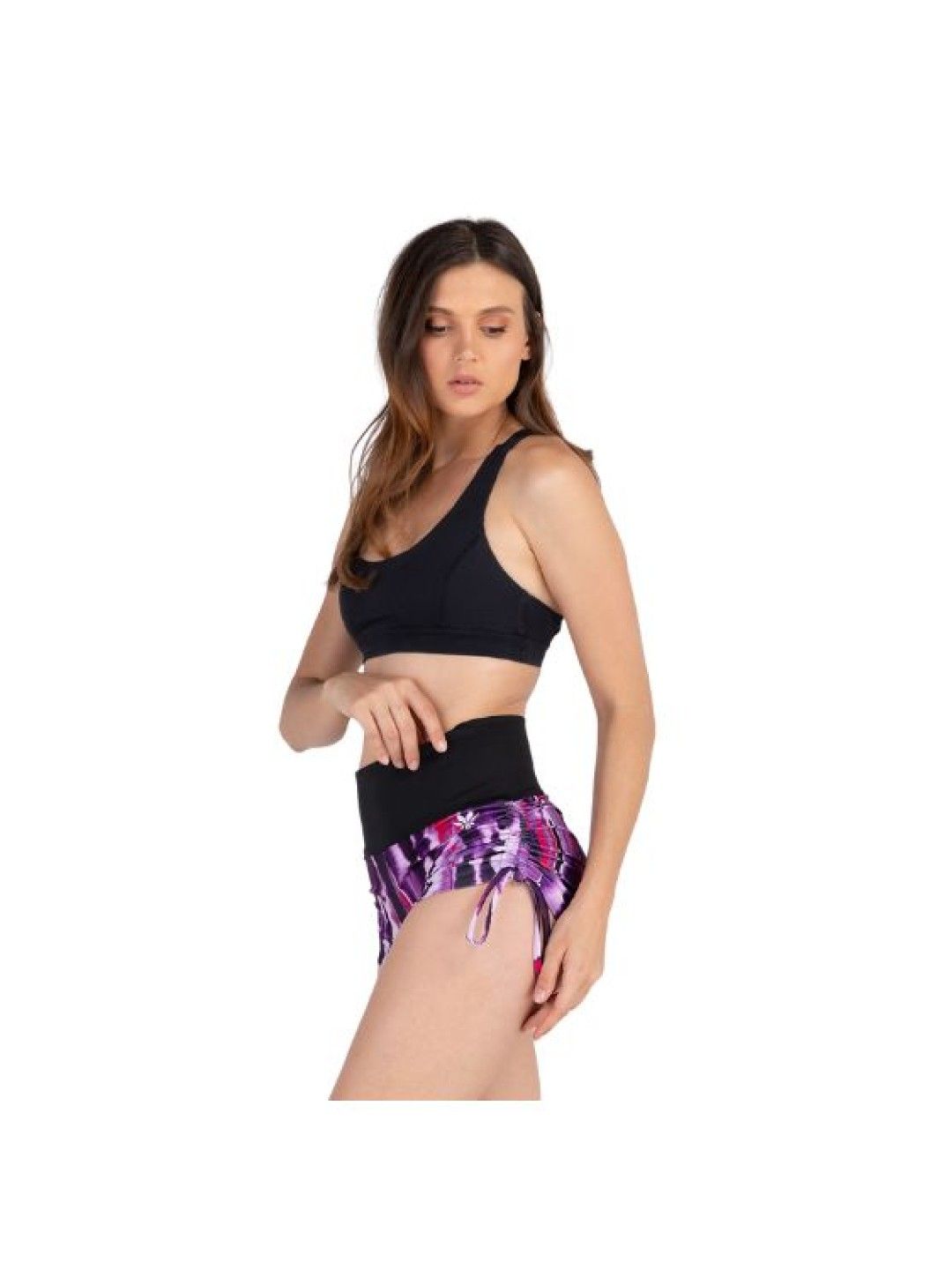 eska Coro Boyleg Booty Shorts (Purple- Image 2)