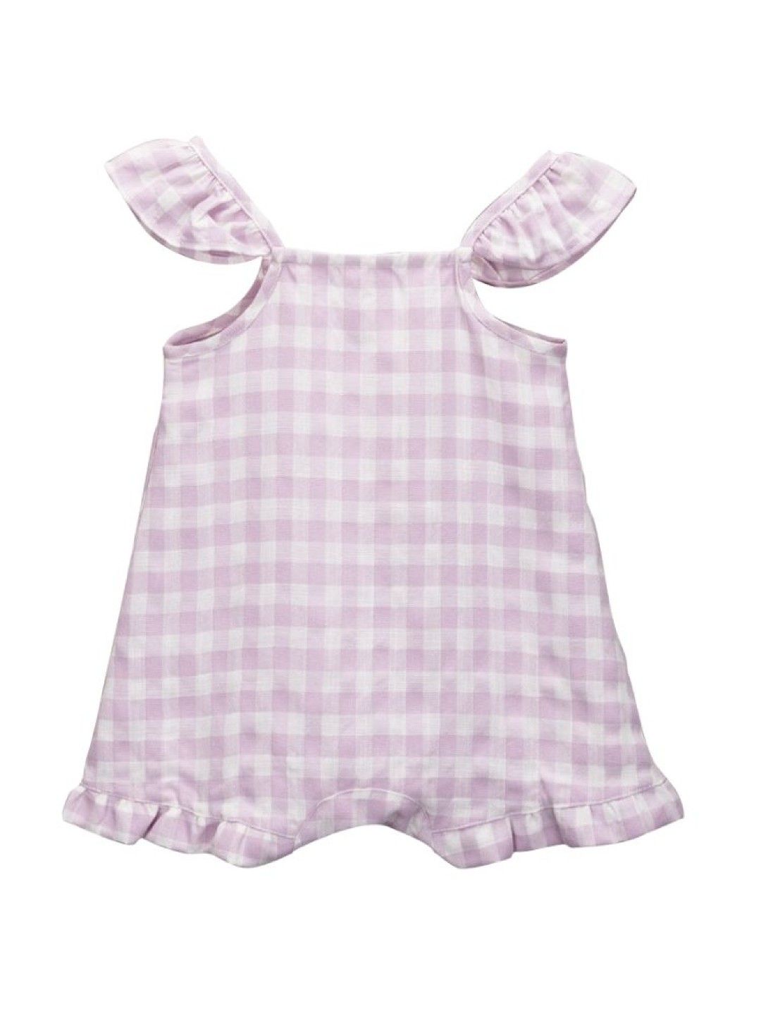 Meet My Feet Ruffle Romper (Purple- Image 3)