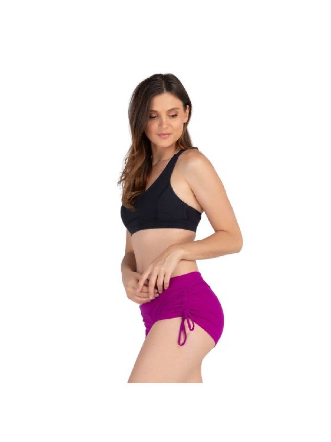 eska Chumi Boyleg Booty Shorts (Purple- Image 2)