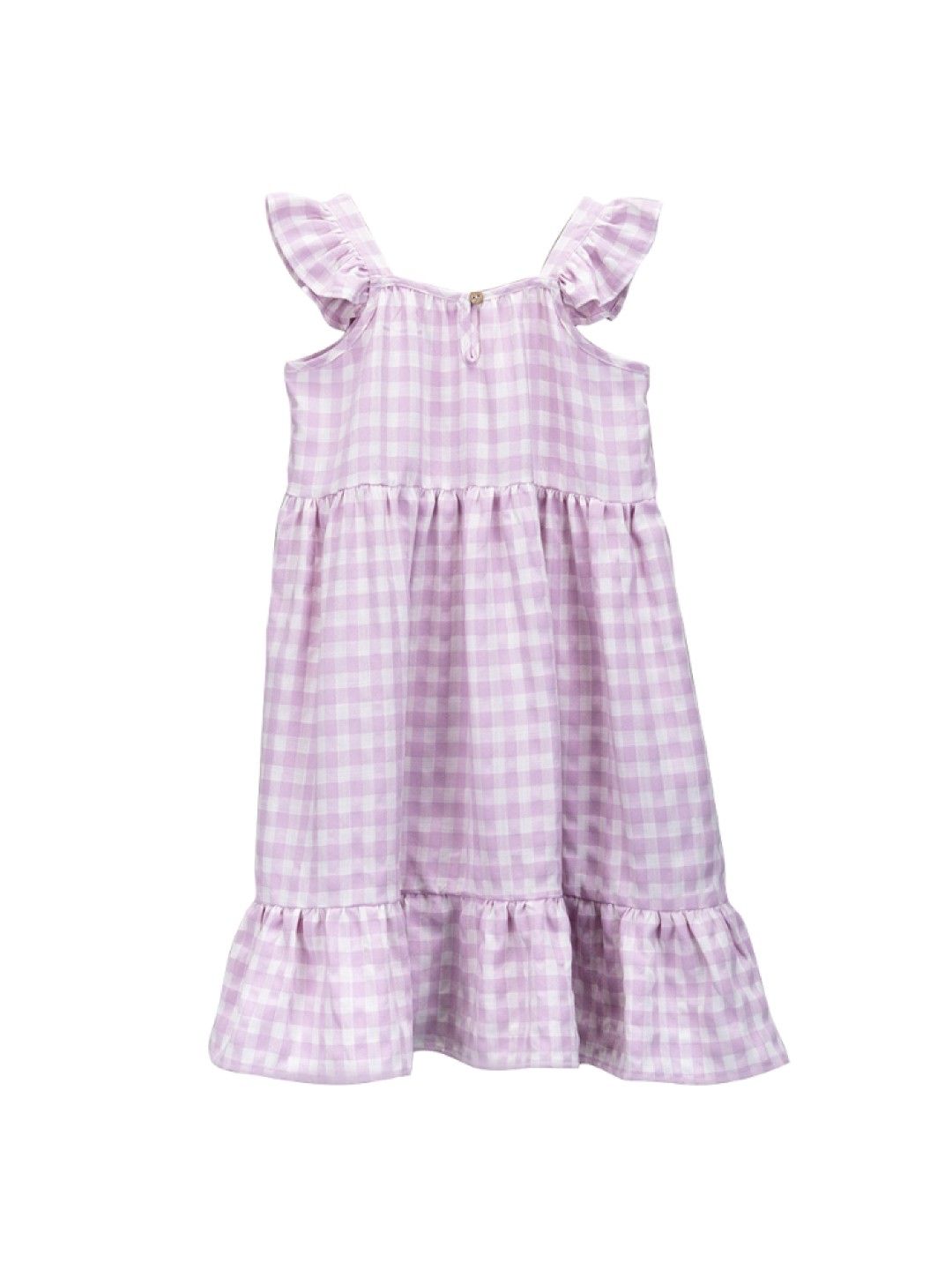 Meet My Feet Ruffle Dress (Purple- Image 3)