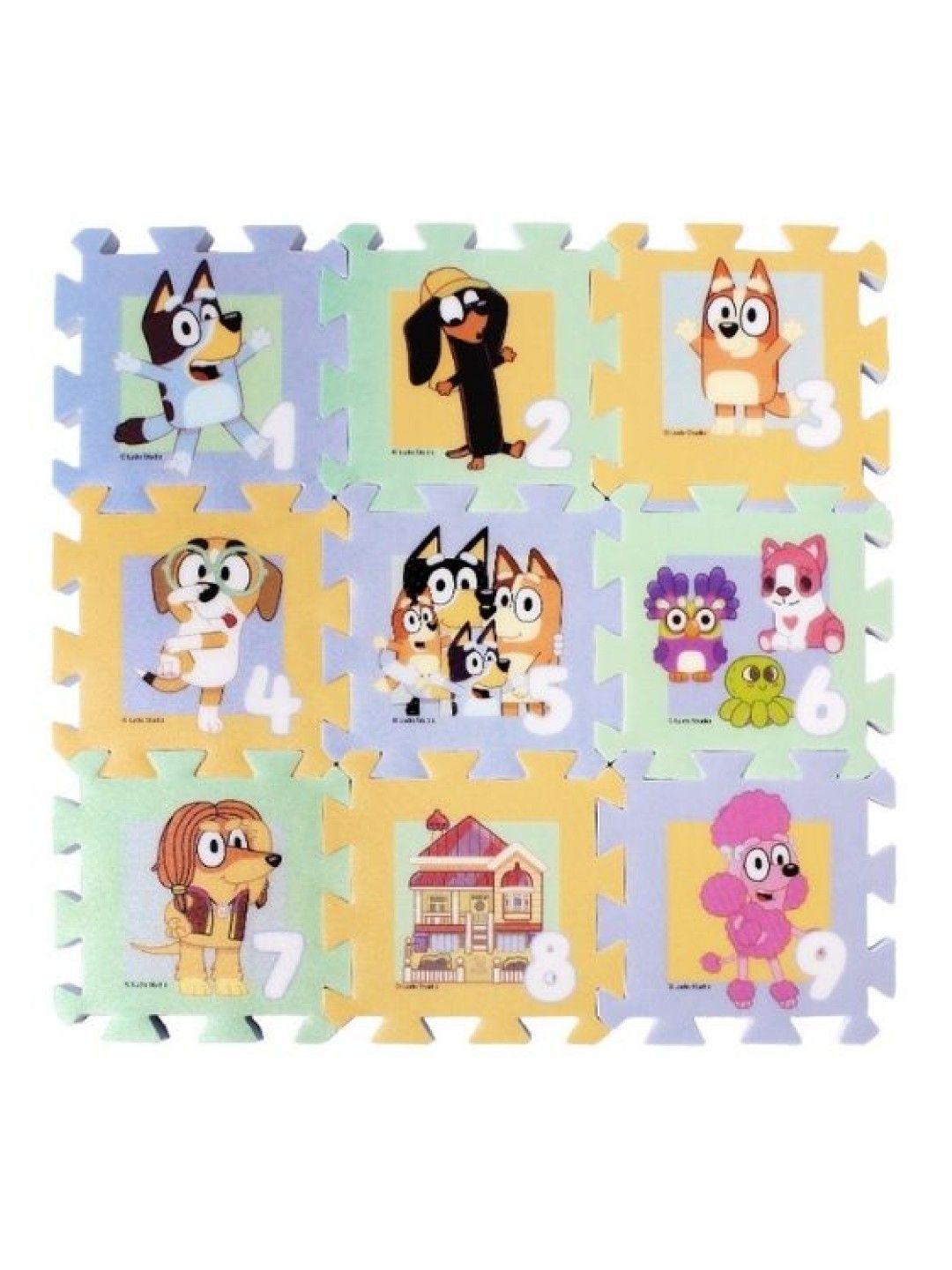 Bluey Puzzle Pals Bluey EVA Jigsaw Puzzle (No Color- Image 1)