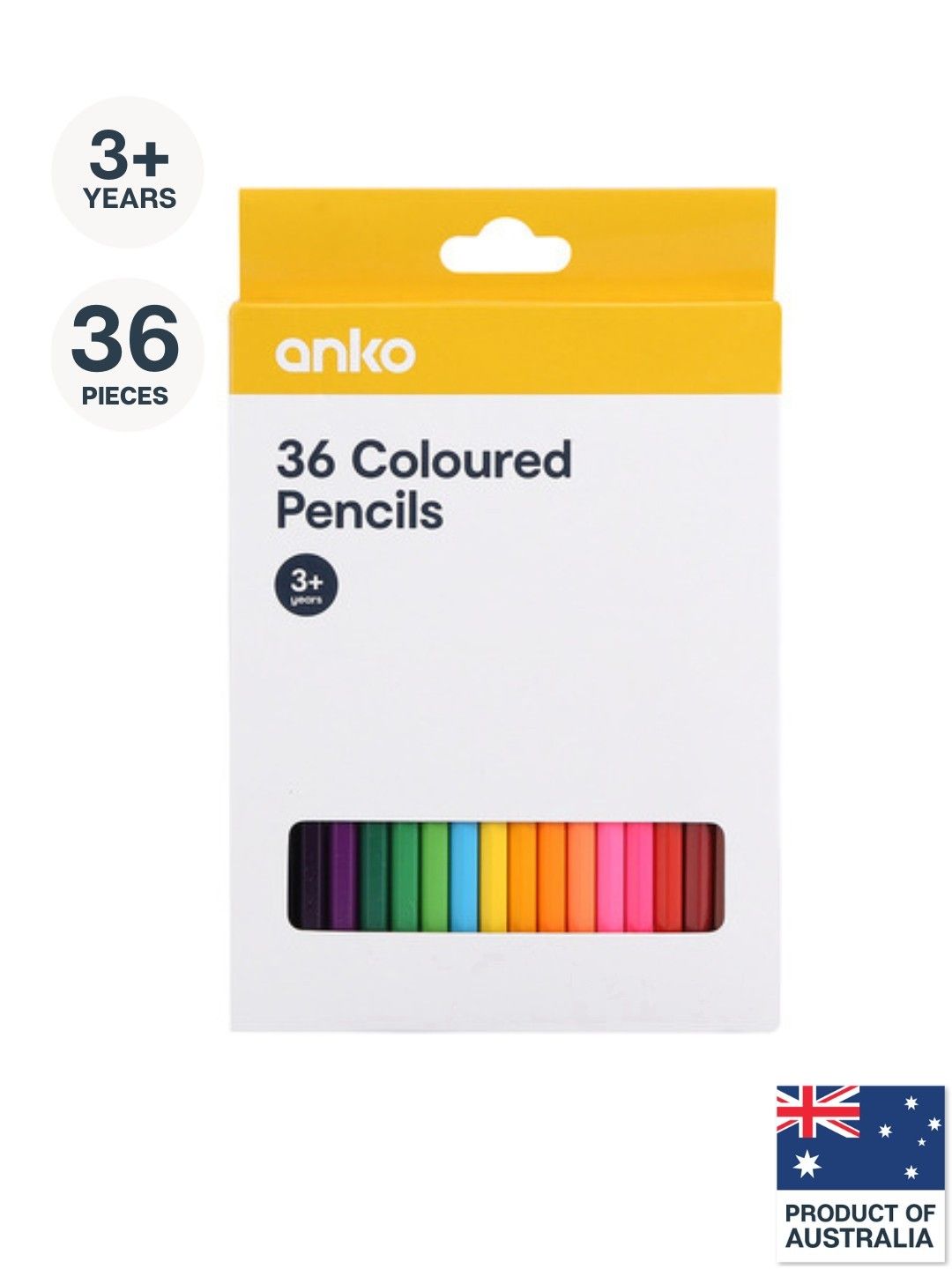 Anko [Bundle of 2] 40 Pack Coloured Markers in Tube + 36 Pack Colour Pencils (No Color- Image 3)