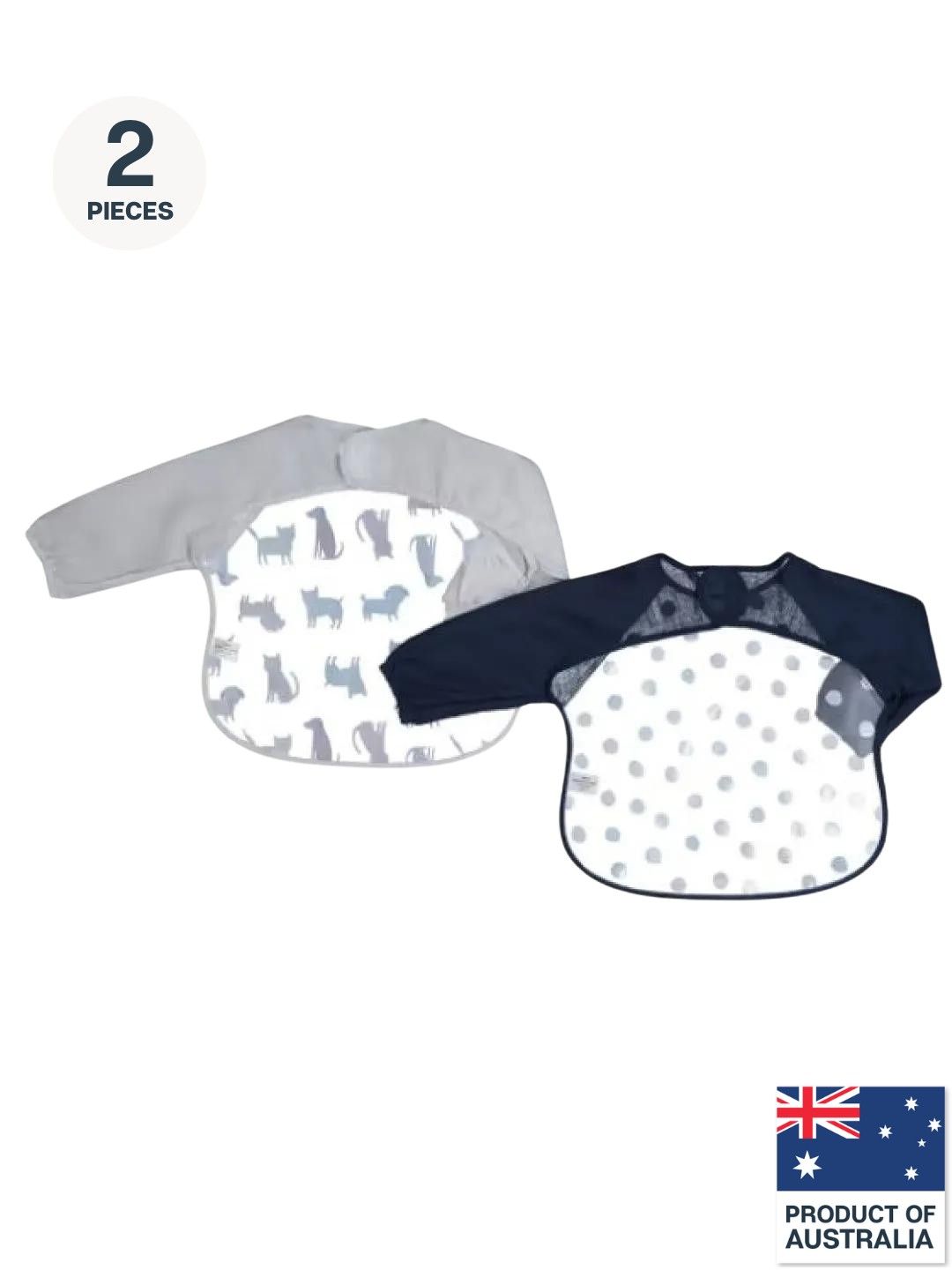 Anko Sleeved Bibs - Dogs (2packs) (Assorted- Image 1)