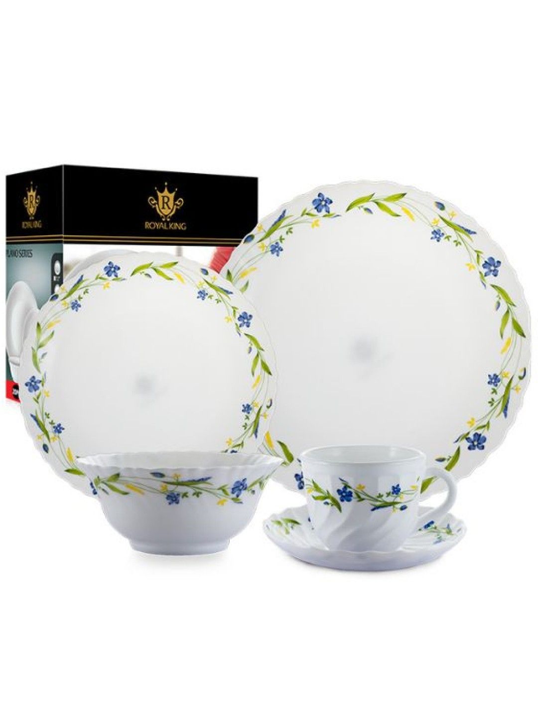 Royal King Cripper Dinnerware (20pcs) (No Color- Image 1)