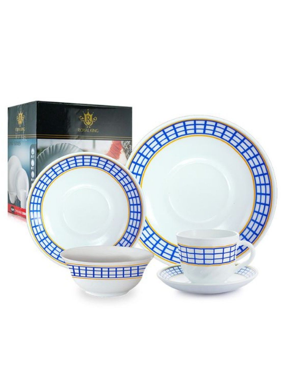 Royal King Galaxy Apollo Dinnerware (20pcs) (No Color- Image 1)