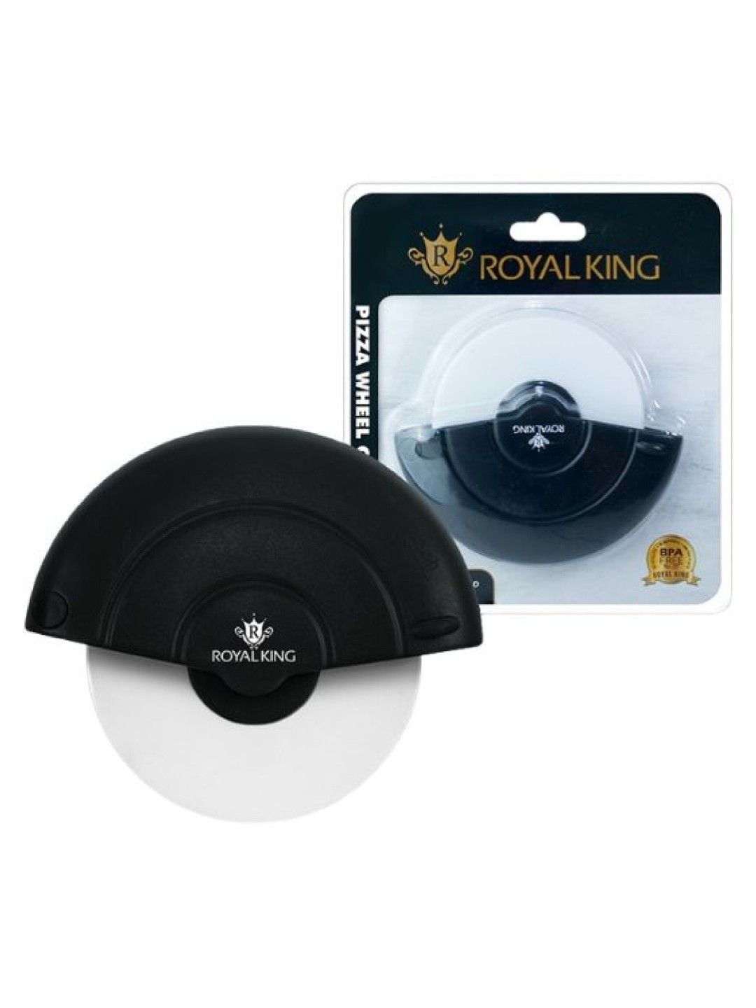 Royal King Square Pan (25cm), Pizza Pan, Pizza Wheel Cutter (No Color- Image 4)