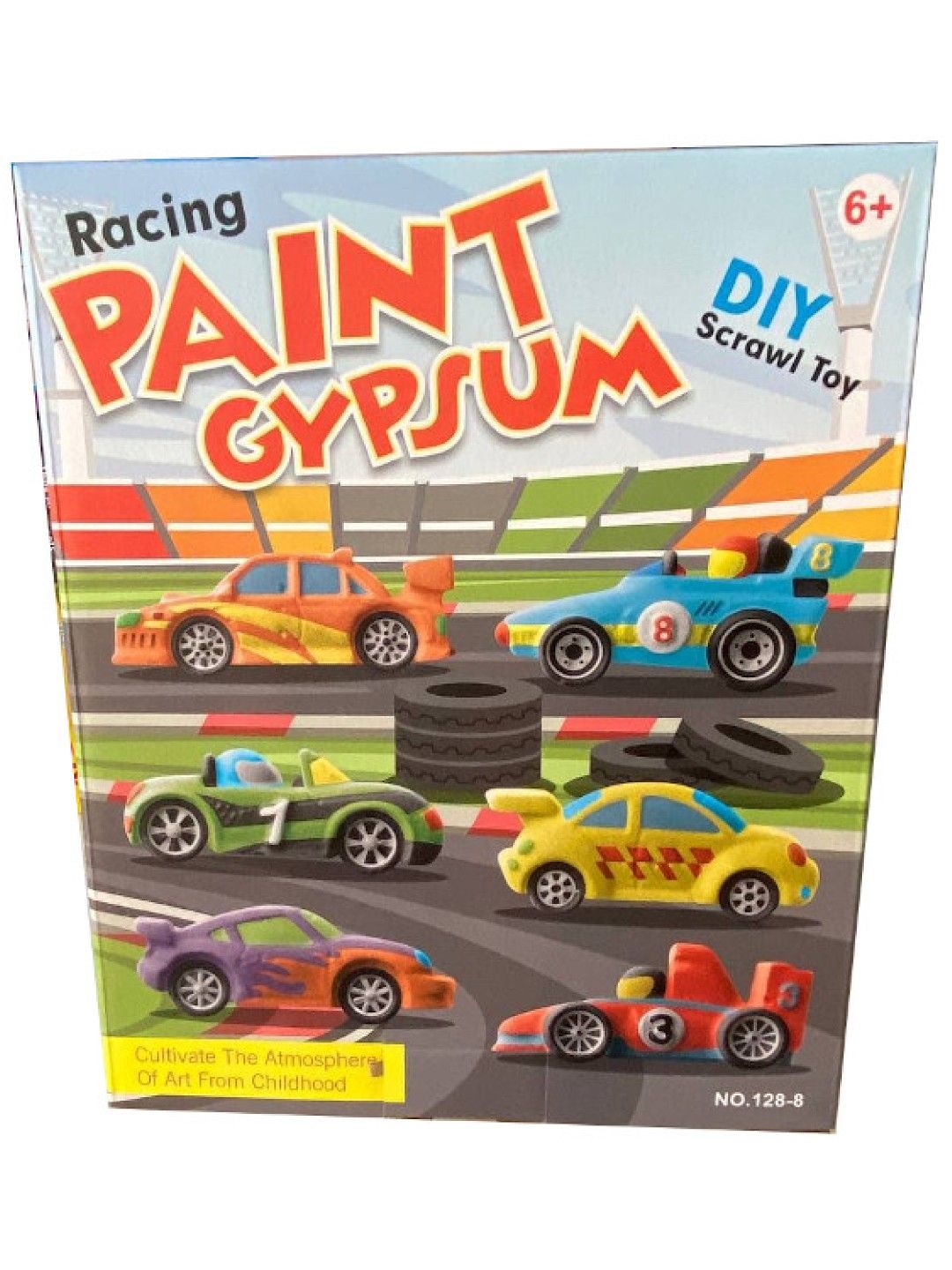 Hungry Hippo PH Magnetic Paint Gypsum - Racing Car (No Color- Image 1)