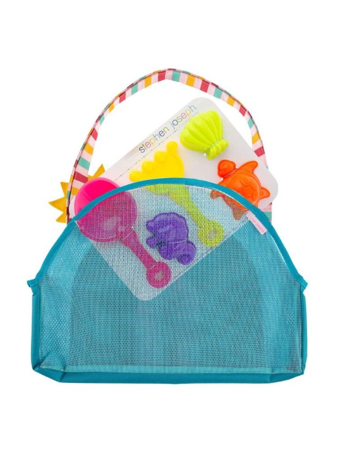 Stephen Joseph Beach Tote with Sand Toys Rainbow (No Color- Image 3)