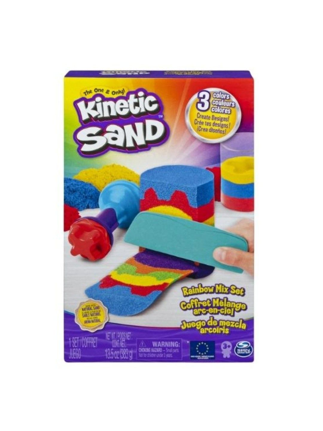 Kinetic Sand Rainbow Mix Set (No Color- Image 1)