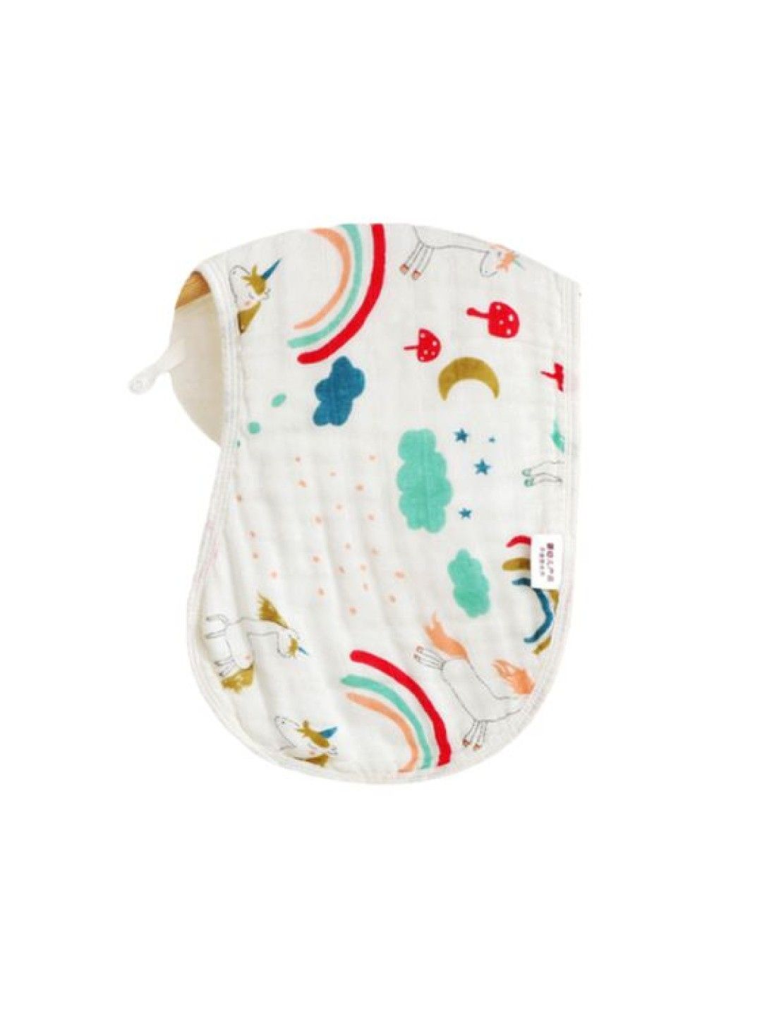 BabyPro Babies Burp Bibs Cloth Absorbent And Breathable (Rainbow- Image 1)