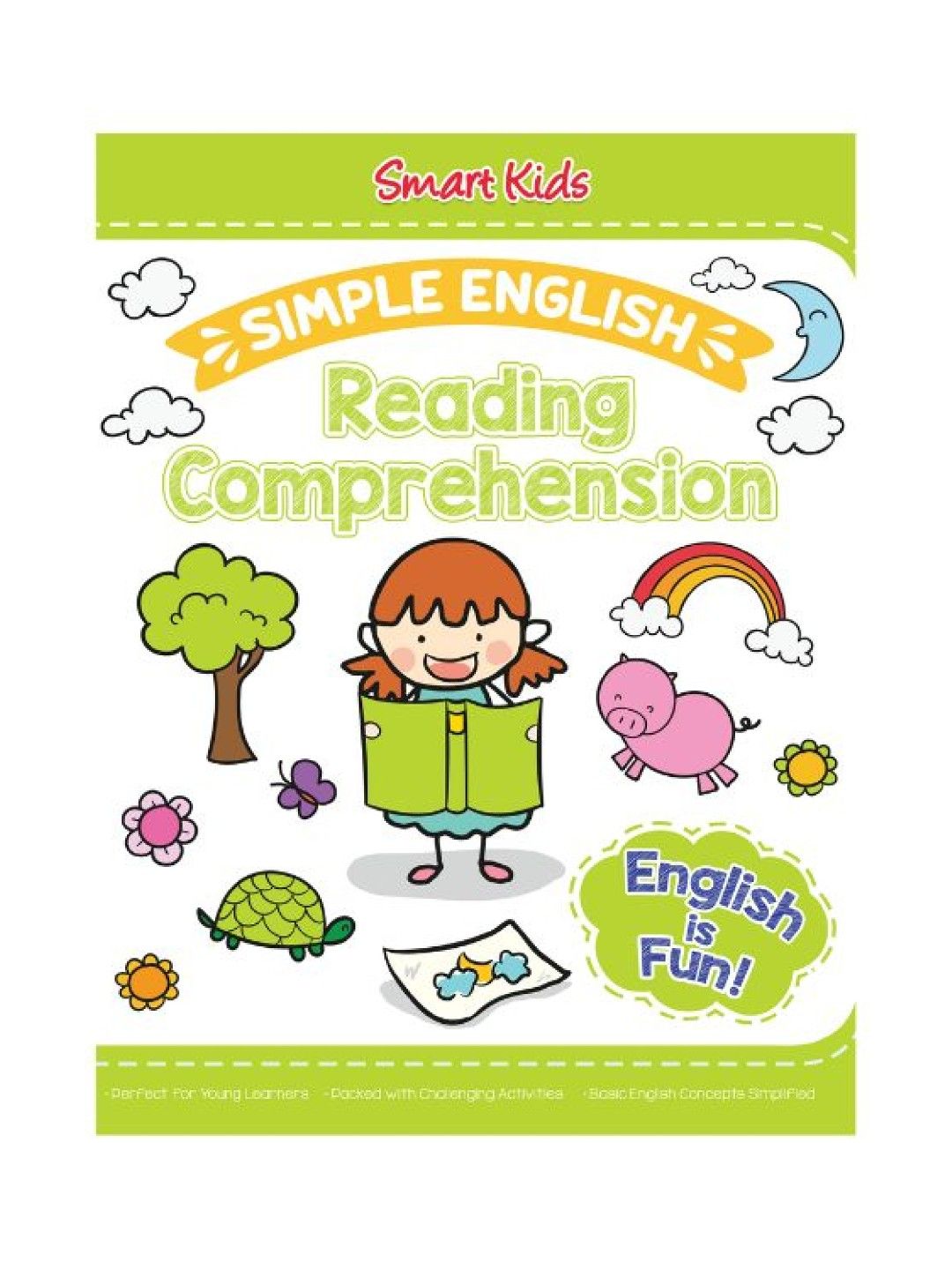 Learning is Fun Smart Kids Simple English - Reading Comprehension (No Color- Image 1)