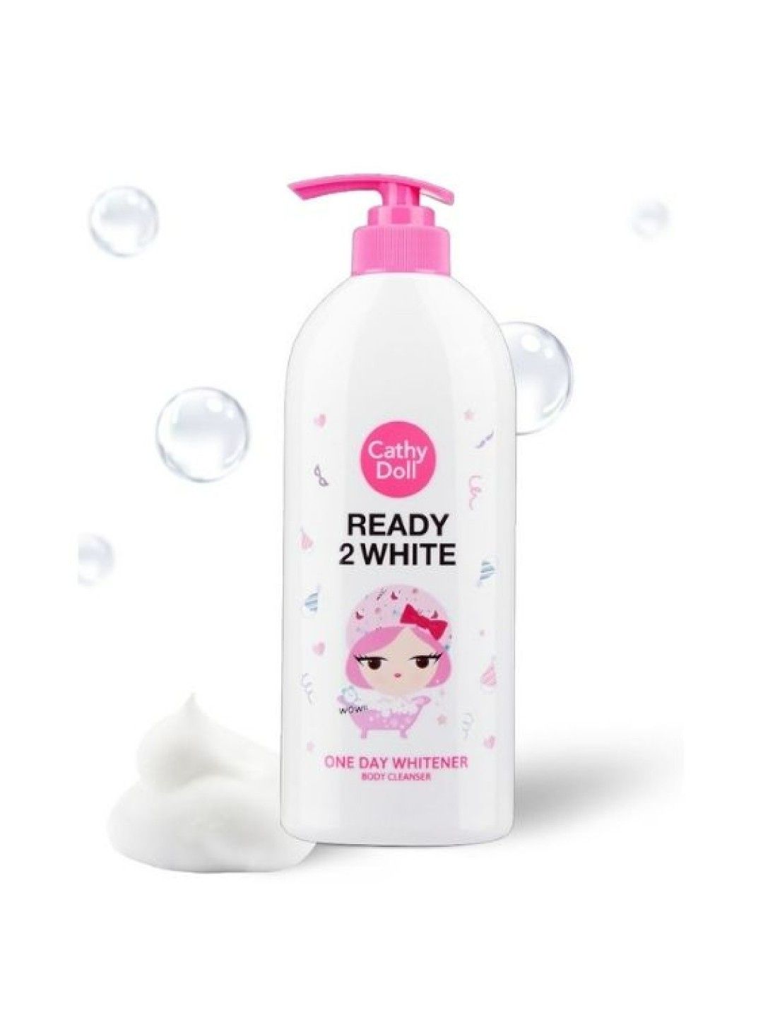Cathy Doll Ready to White One Day Whitener Body Cleanser (500ml) (No Color- Image 2)