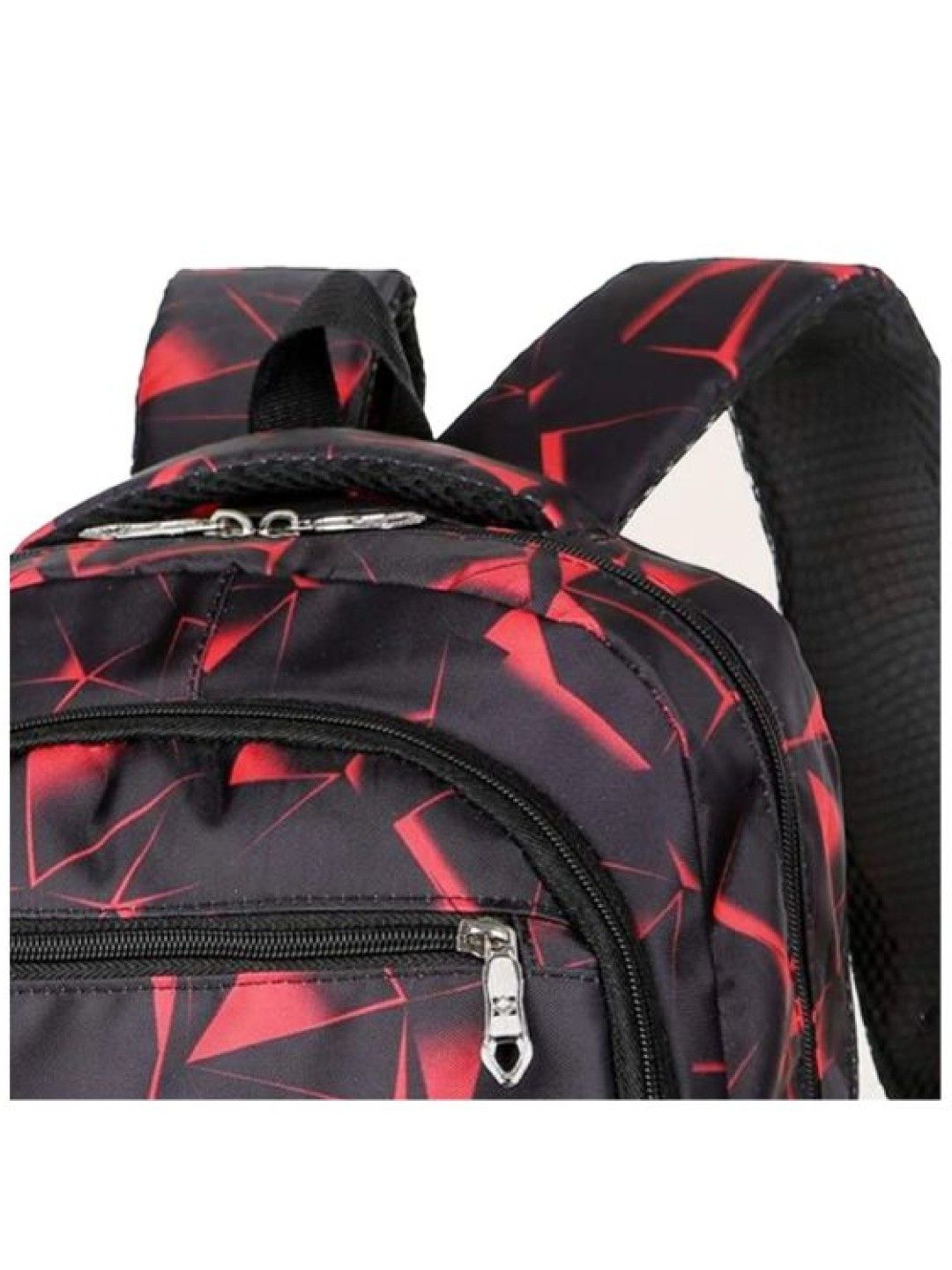 Seams 195 Abstract Backpack (Red- Image 4)