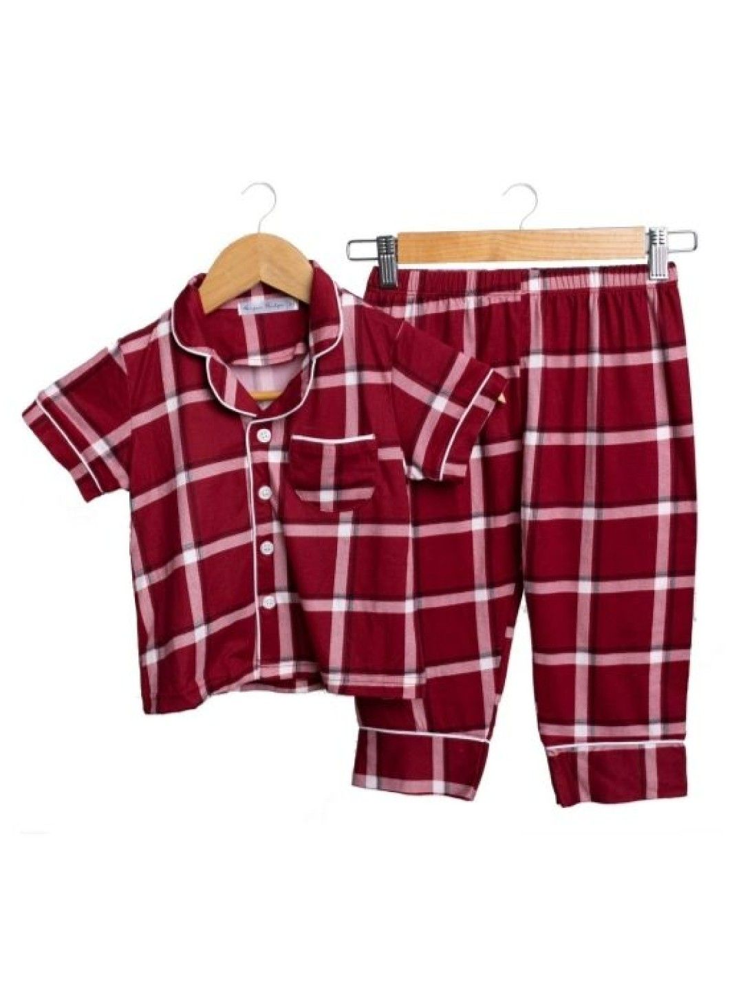 Harper Bridge Red Plaid Kid's Pajama Set