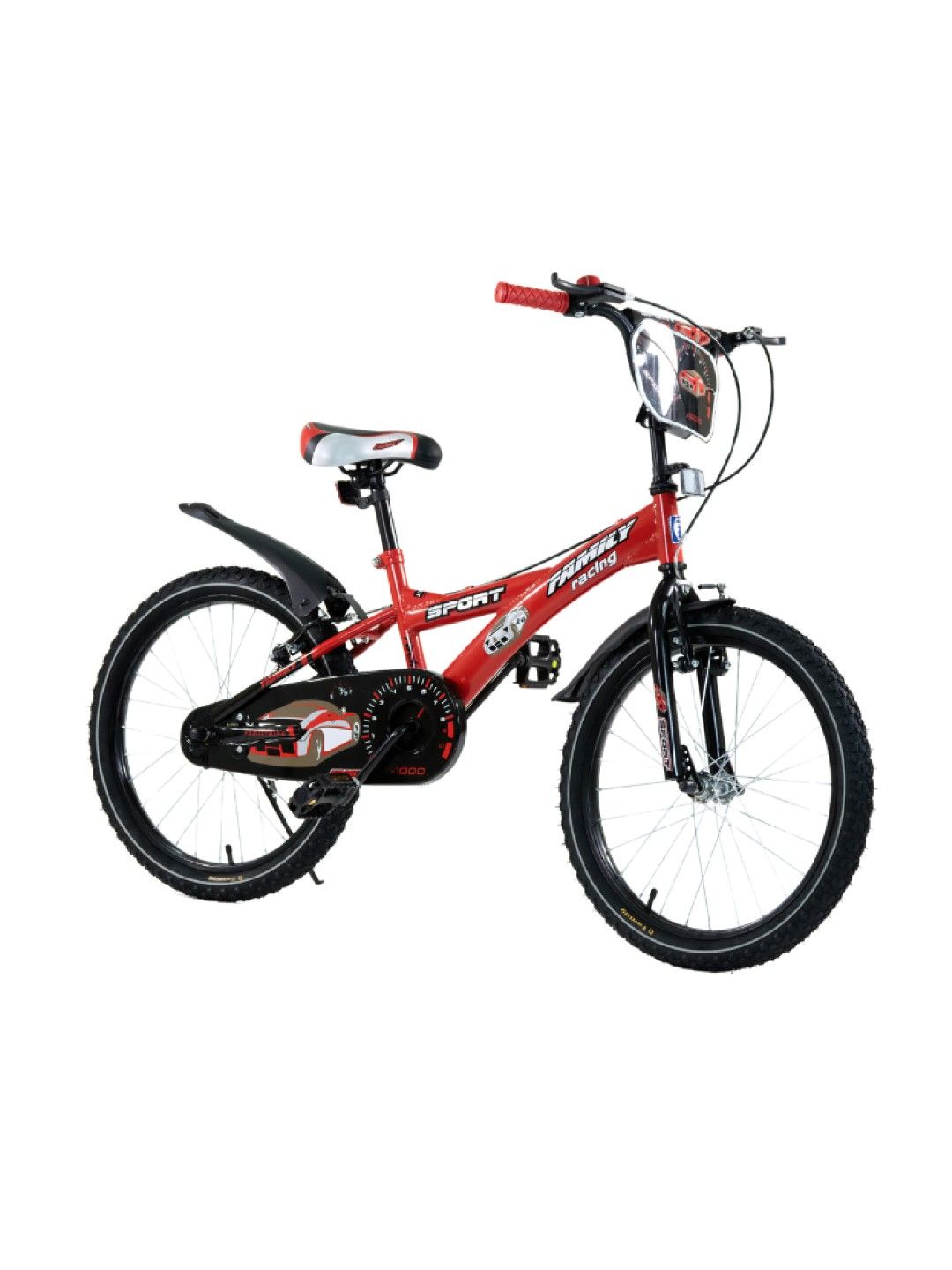 FAMILY Kids' BMX Bicycle Sport 20" (Red- Image 1)