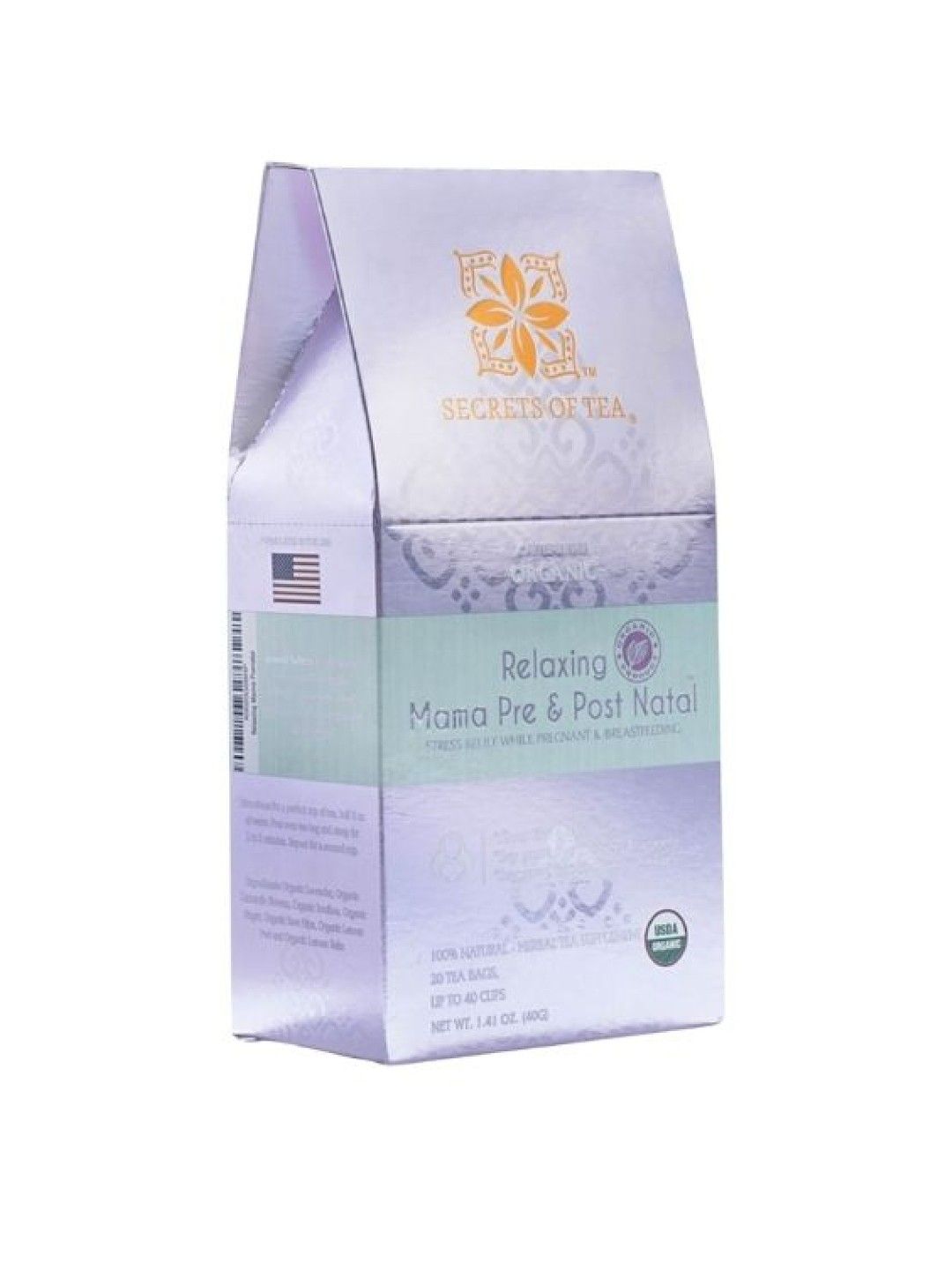 Secrets of Tea Relaxing Mama Prenatal Tea - 20 Teabags (No Color- Image 2)