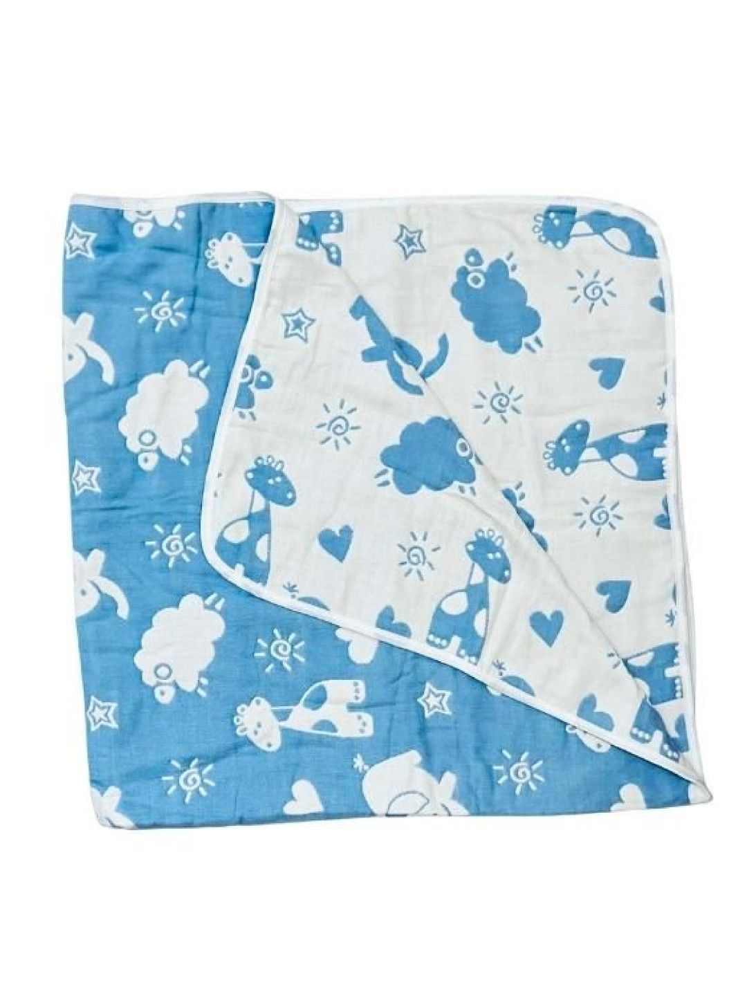 Sleepee PH Reversible Blanket (Blue Animals- Image 1)