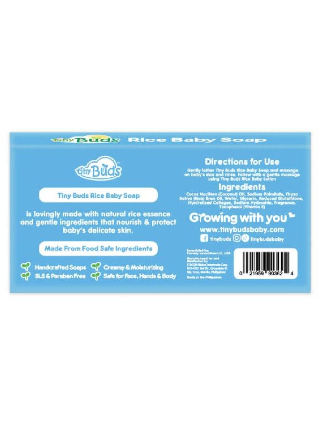 Tiny Buds Rice Baby Soap (130g) (No Color- Image 2)