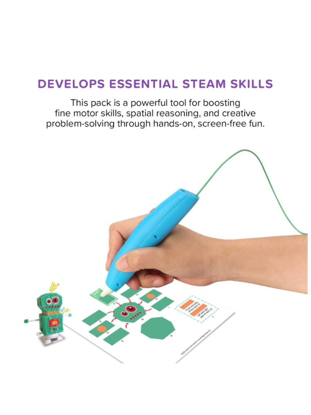 myFirst 3Dpen Make Filaments Fun Pack - Robot World (No Color- Image 3)