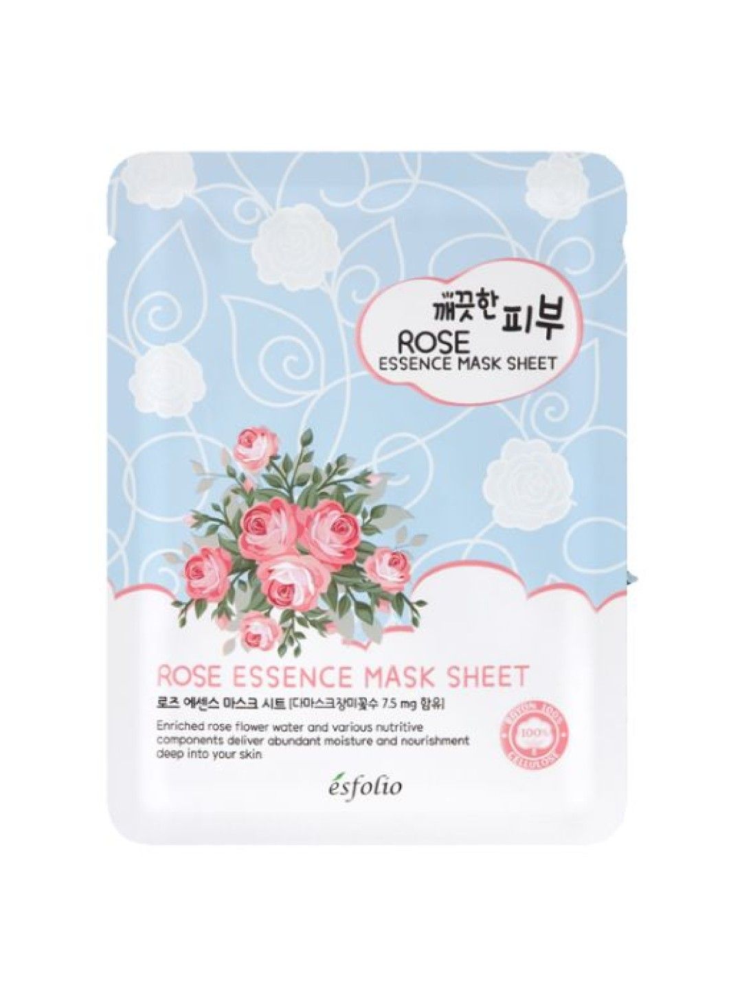 Esfolio Rose Essence Mask Sheet (No Color- Image 1)