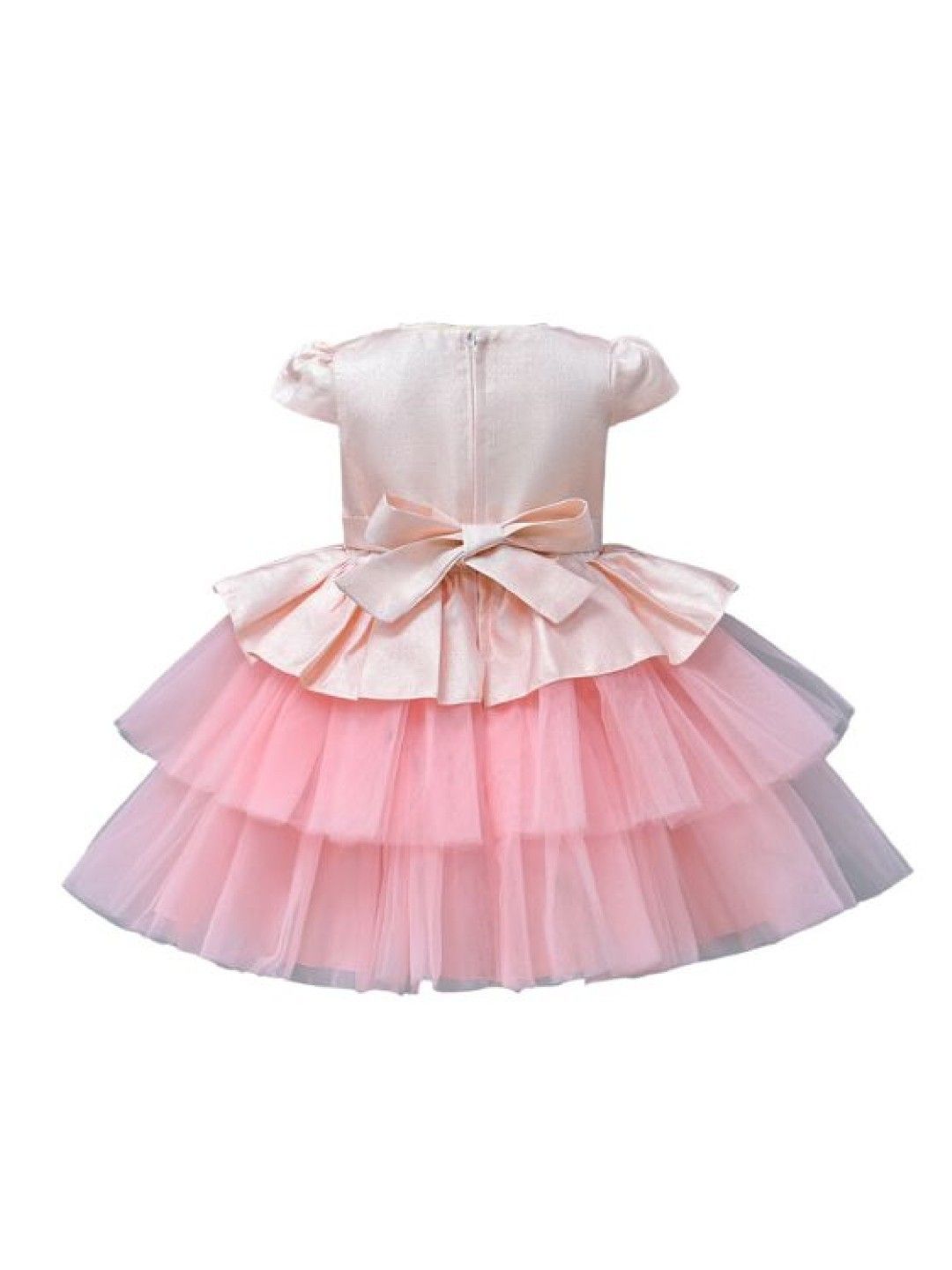 Seams 195 Rose Tulle Party Dress (Pink- Image 2)