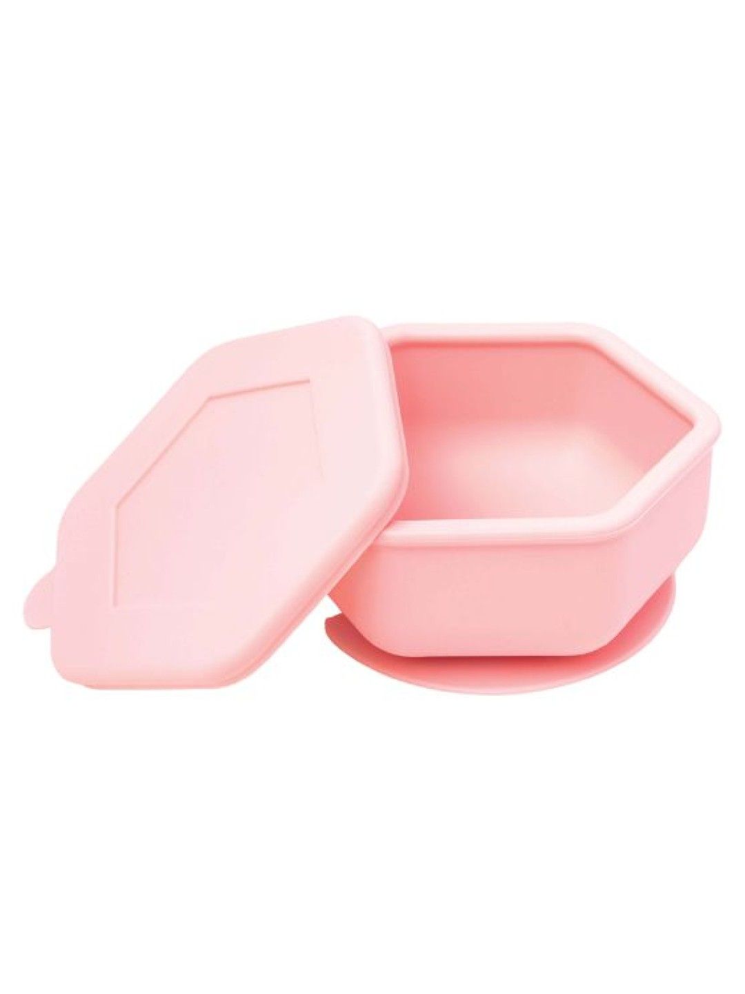 Tiny Twinkle Silicone Suction Bowl with Lid (Rose- Image 1)