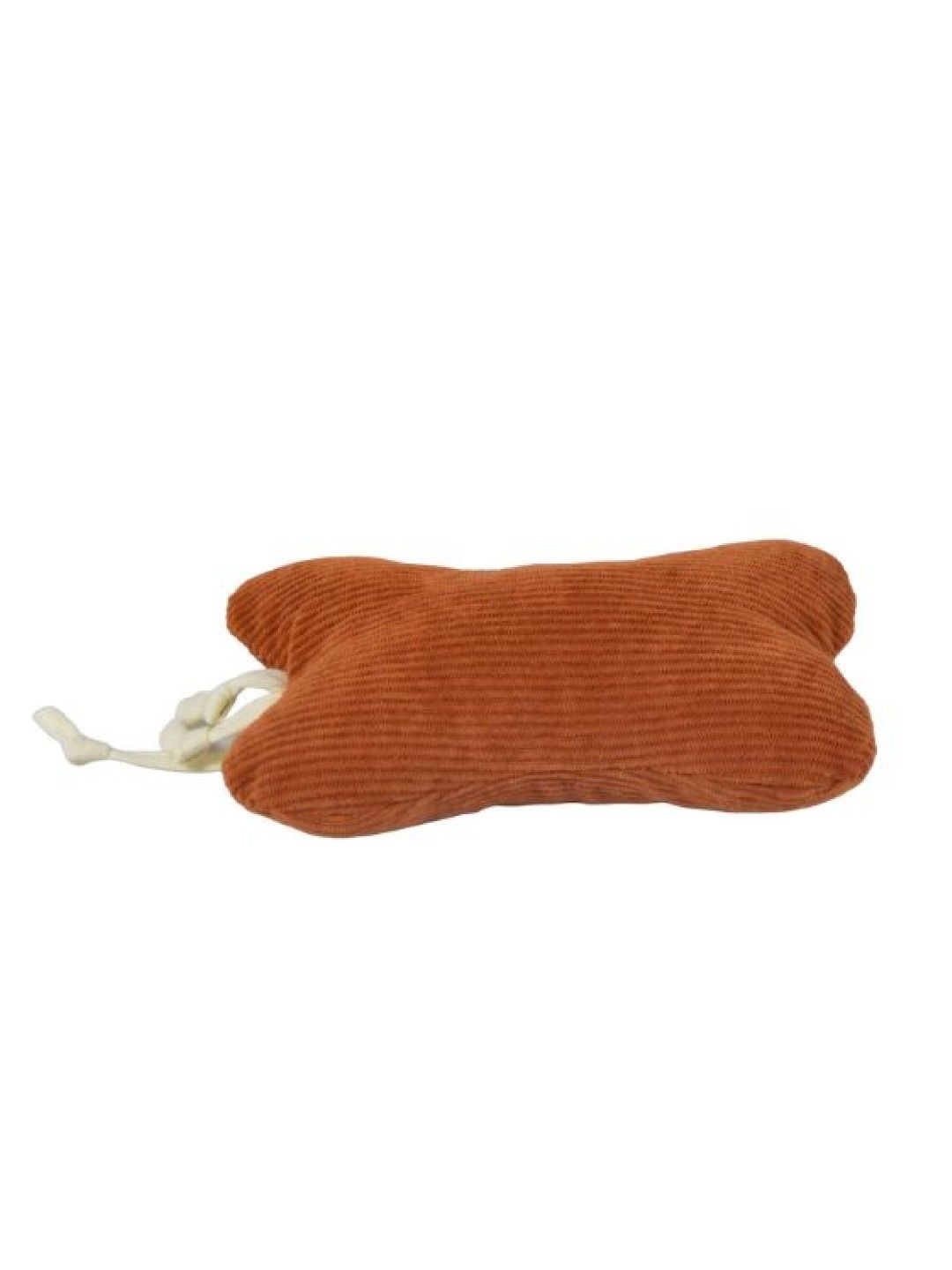 PUPKITS Curduroy Squeaker Bone - Dog Toy (Rust- Image 2)