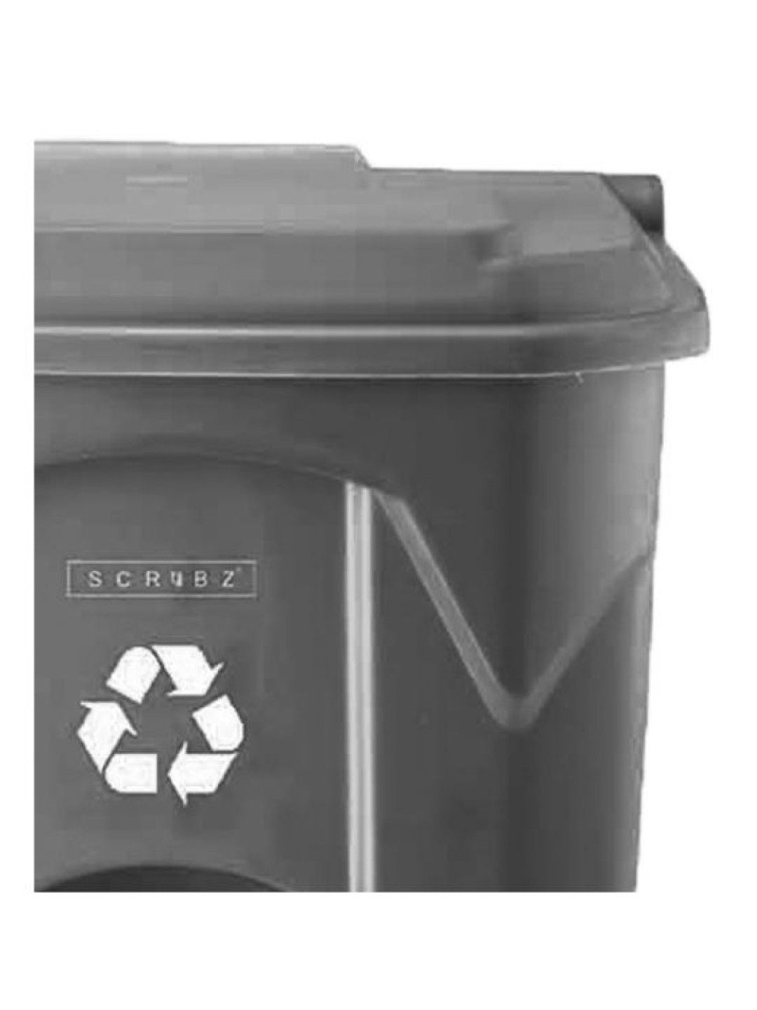 Sunbeams Lifestyle Scrubz Pedal Trash Bin Plastic (30L) (Dark Gray- Image 2)