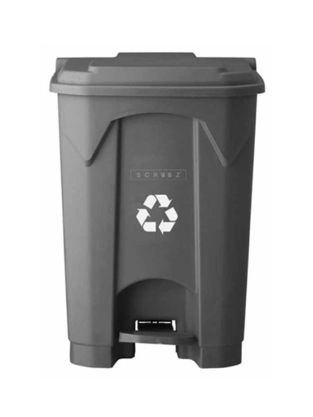 Sunbeams Lifestyle Scrubz Pedal Trash Bin Plastic (80L) (Dark Gray- Image 1)