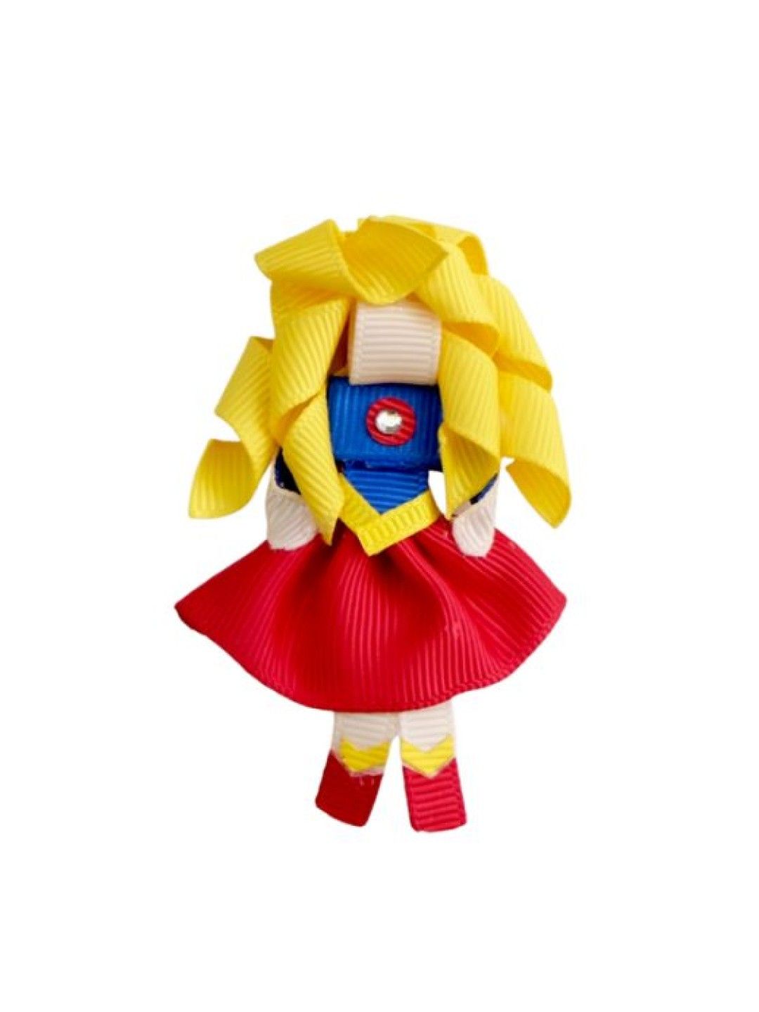 Style Me Little Super Girl Inspired Sculpture Bow (No Color- Image 1)