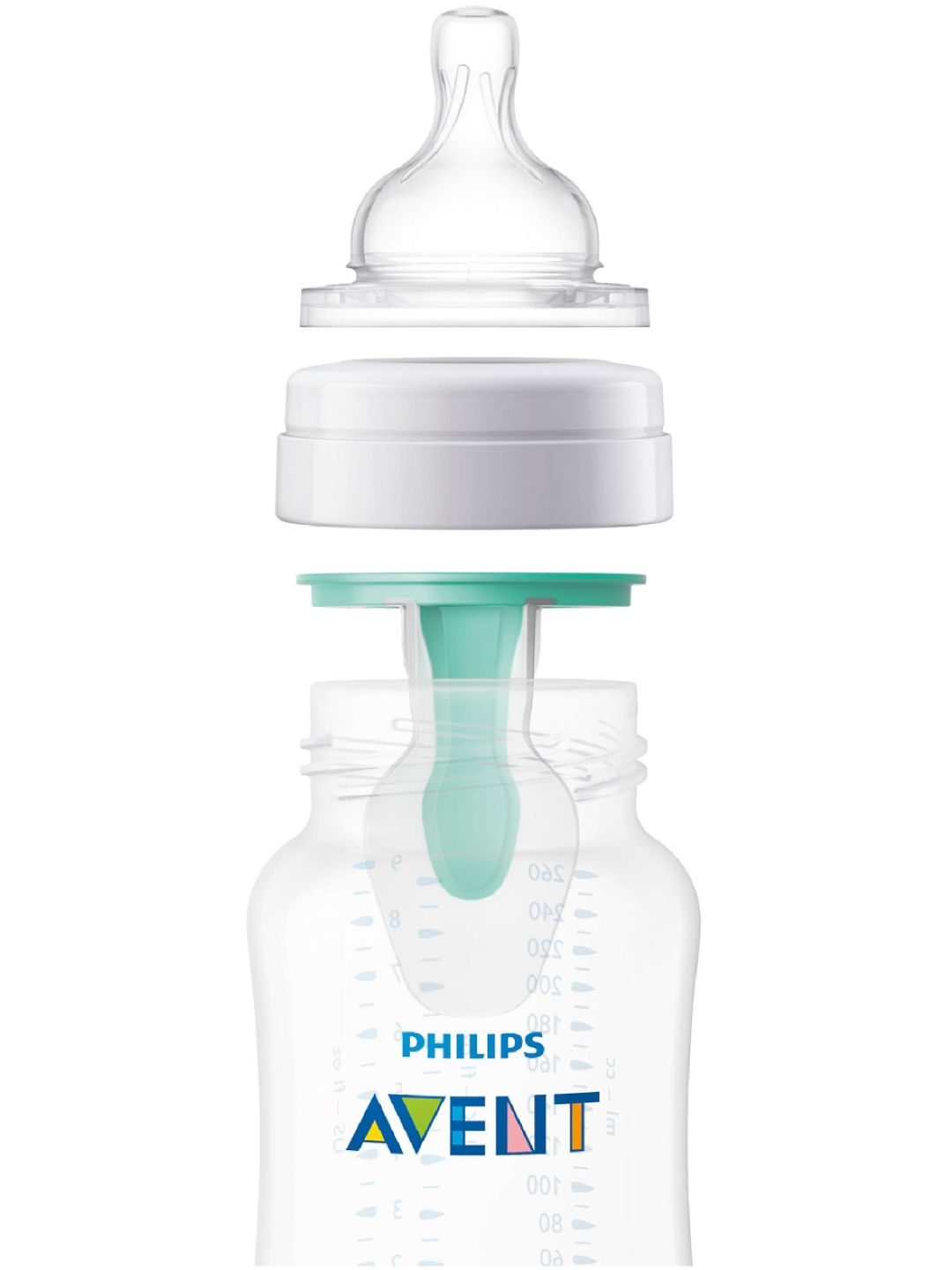 Avent Anti-colic Baby Bottle with AirFree™ Vent 2-Pack (9oz) (No Color- Image 3)