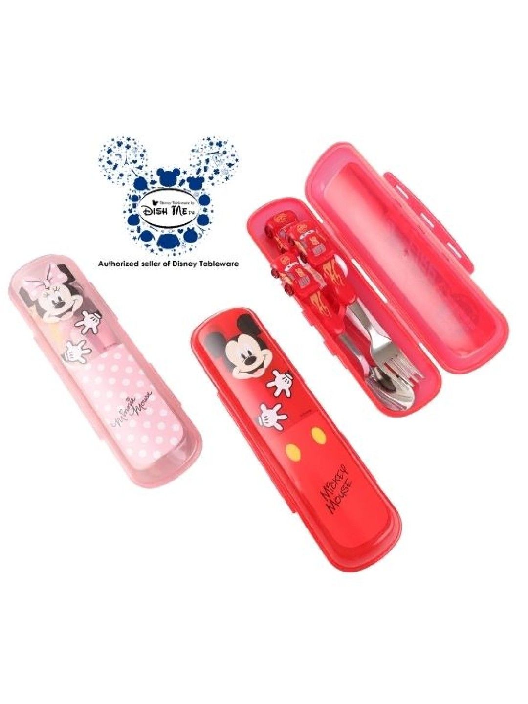 Dish Me PH Disney Cars McQueen - 3D Spoon, Fork and Chopsticks Set with Case (No Color- Image 3)