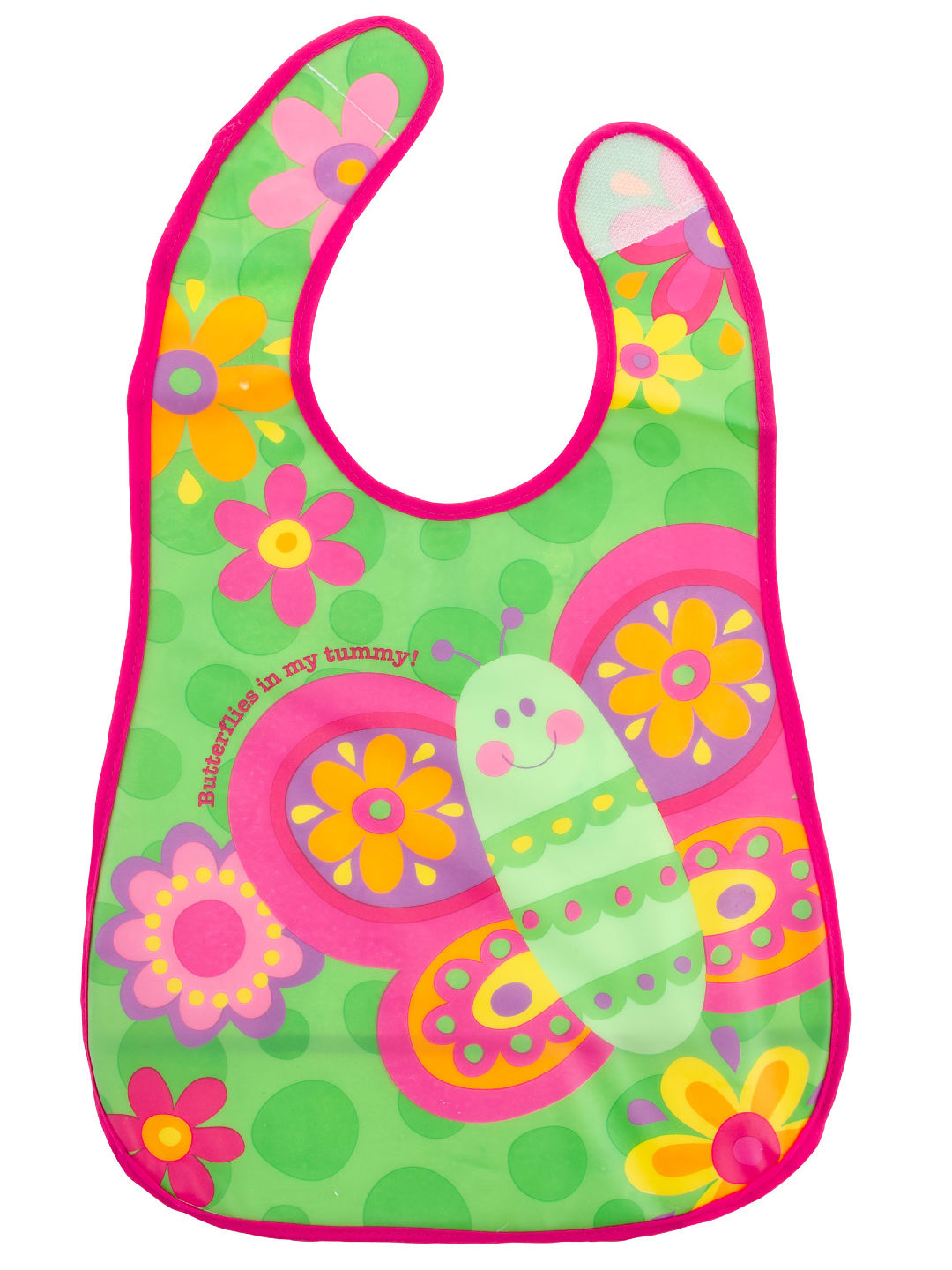 Stephen Joseph Butterfly Wipeable Bib (No Color- Image 3)