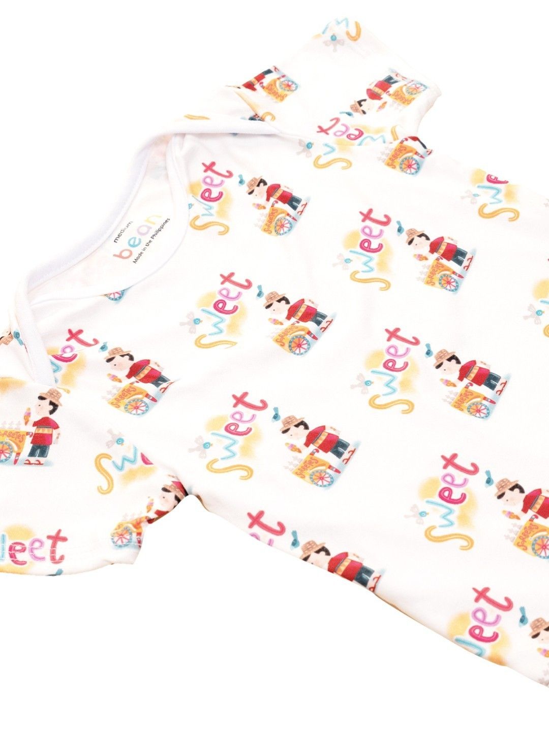 bean fashion Sorbetes Play Onesie by Robert Alejandro (No Color- Image 2)