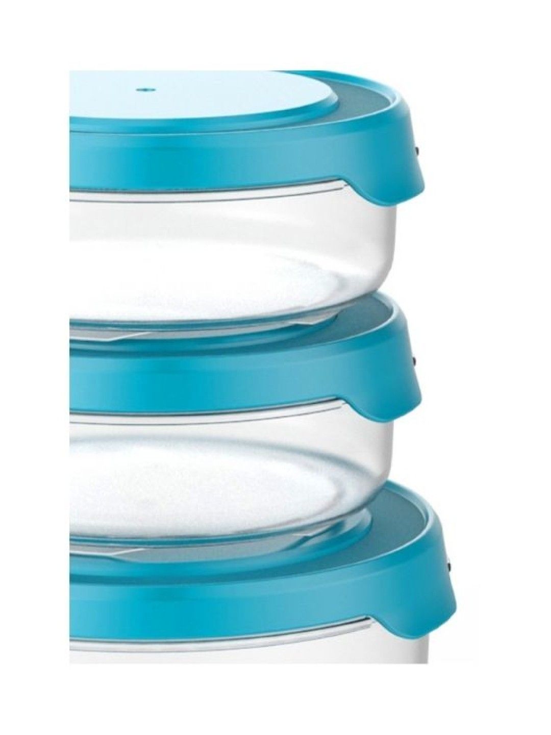 Sunbeams Lifestyle Slique Round Food Container (4-piece set) (Bluegreen- Image 3)