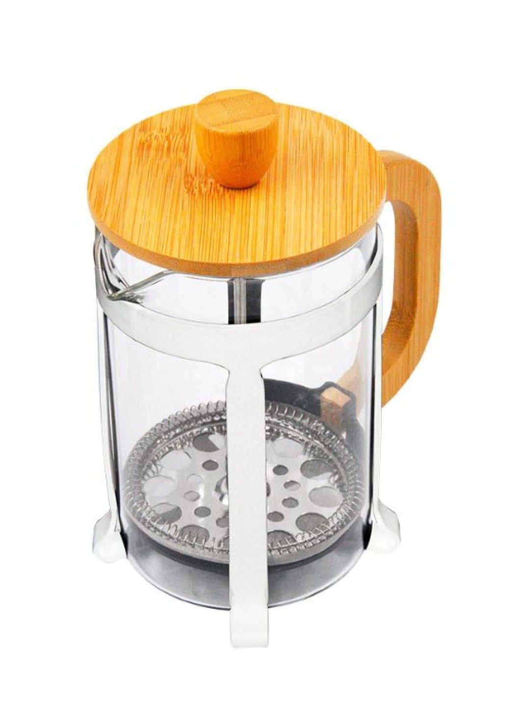 Sunbeams Lifestyle Slique French Coffee Bamboo Handle & Lid (800ml) (White- Image 2)