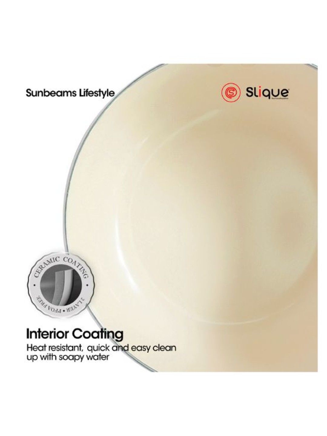 Sunbeams Lifestyle Slique Elements Cookware Dutch Oven (20cm) (Coral- Image 3)