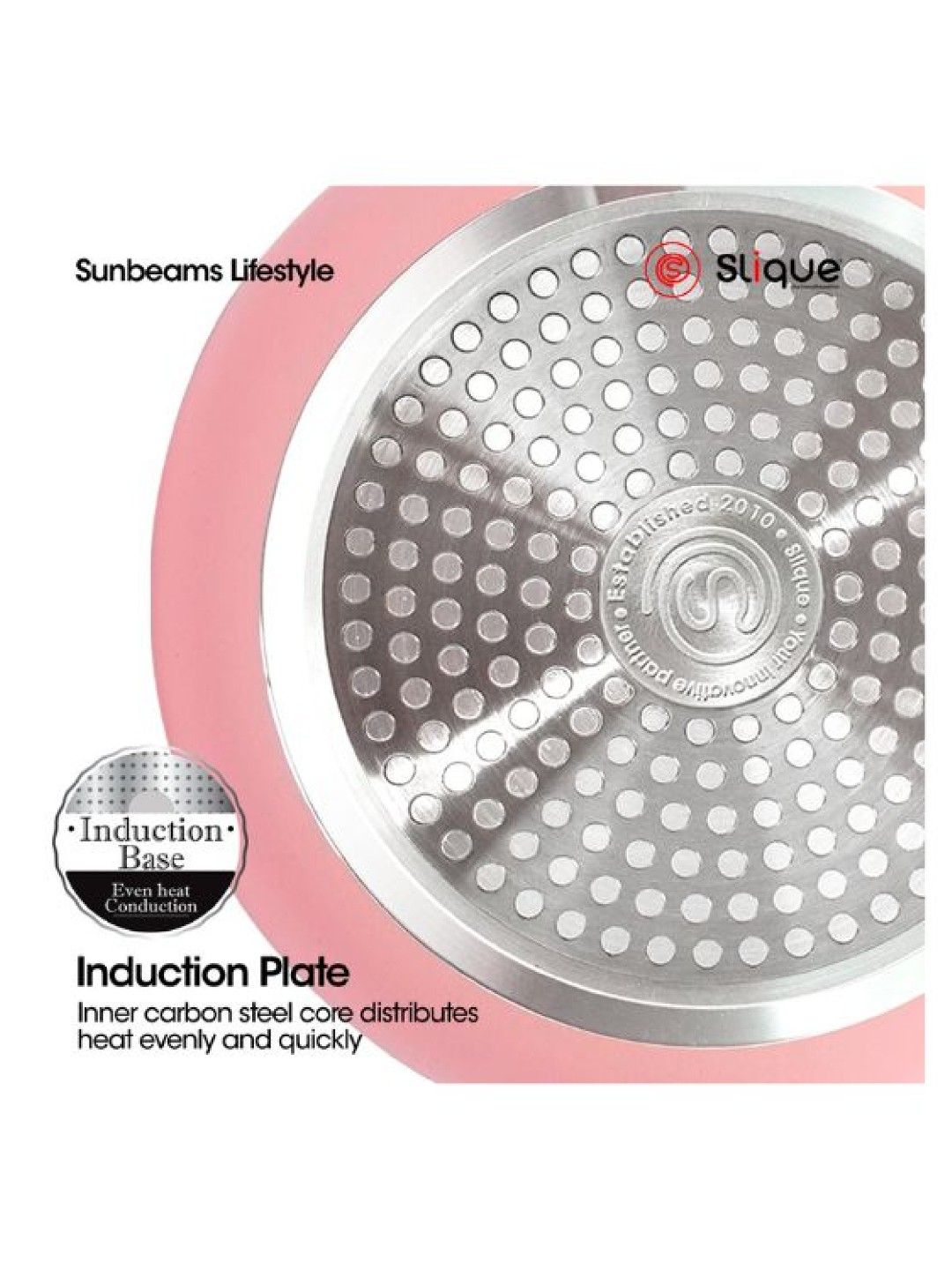Sunbeams Lifestyle Slique Elements Cookware Dutch Oven (20cm) (Coral- Image 4)