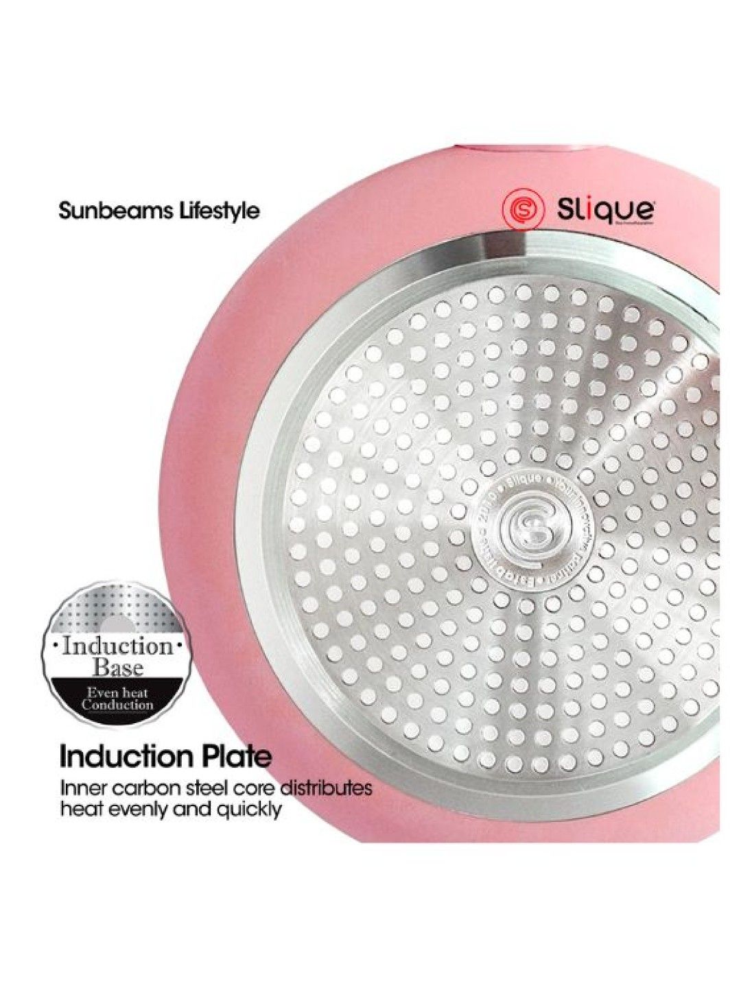 Sunbeams Lifestyle Slique Elements Cookware Fry Pan (20cm) (Coral- Image 4)