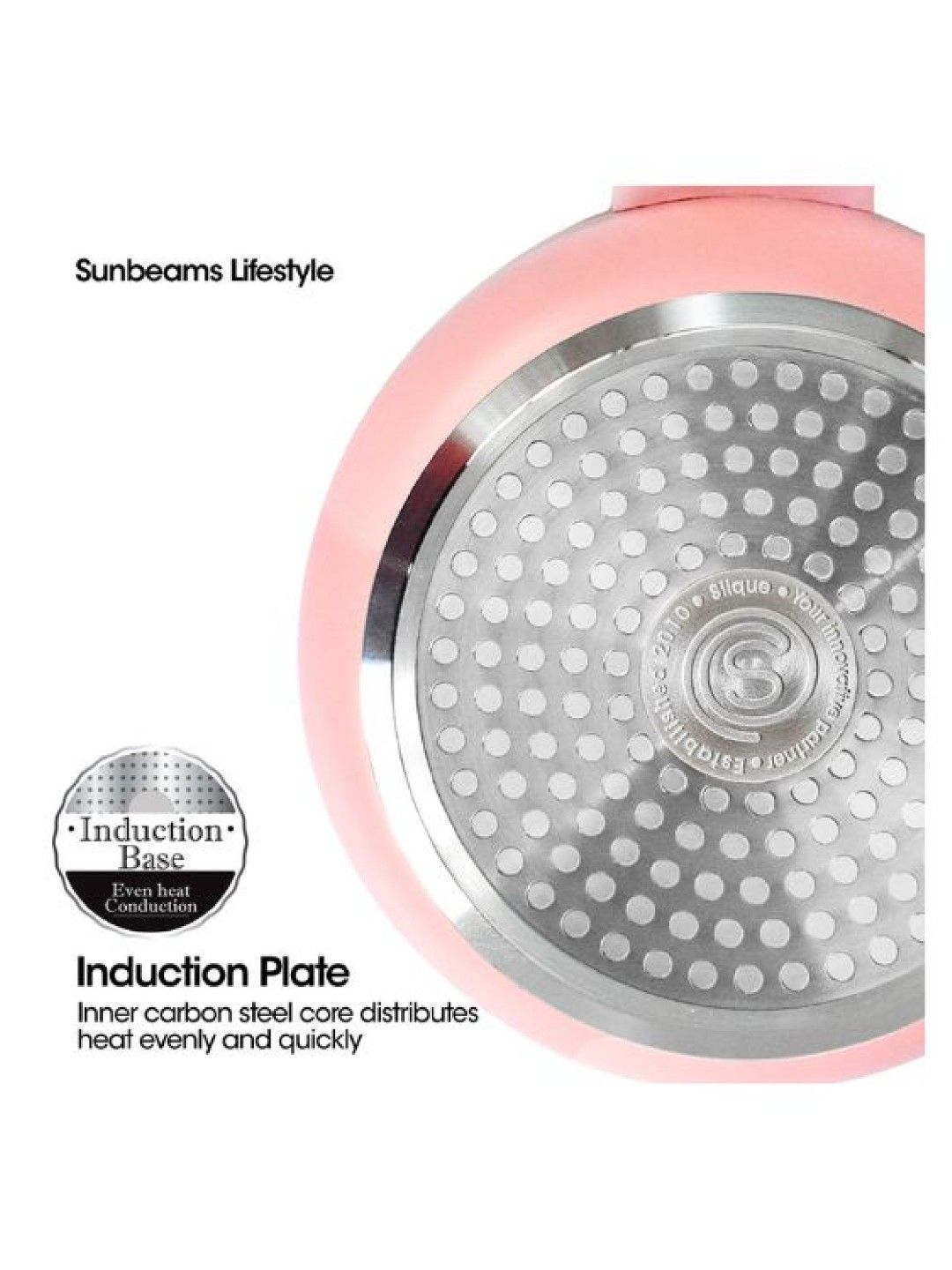 Sunbeams Lifestyle Slique Elements Cookware Sauce Pan (16cm) (Coral- Image 4)