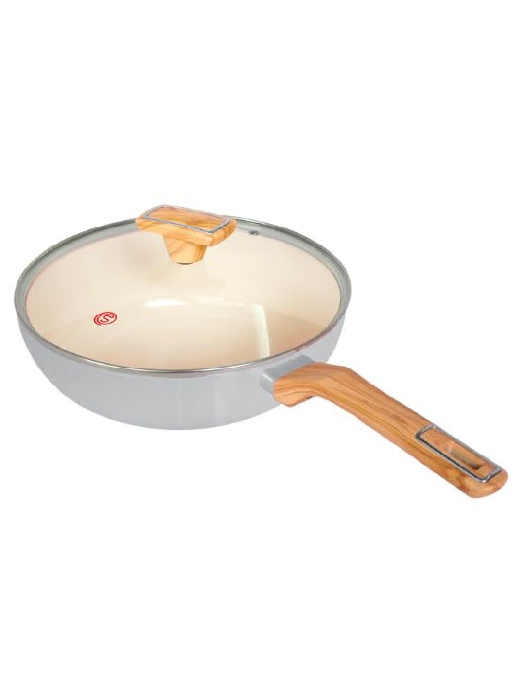 Sunbeams Lifestyle Slique Elements Cookware Wok Pan (24cm) (Gray- Image 1)
