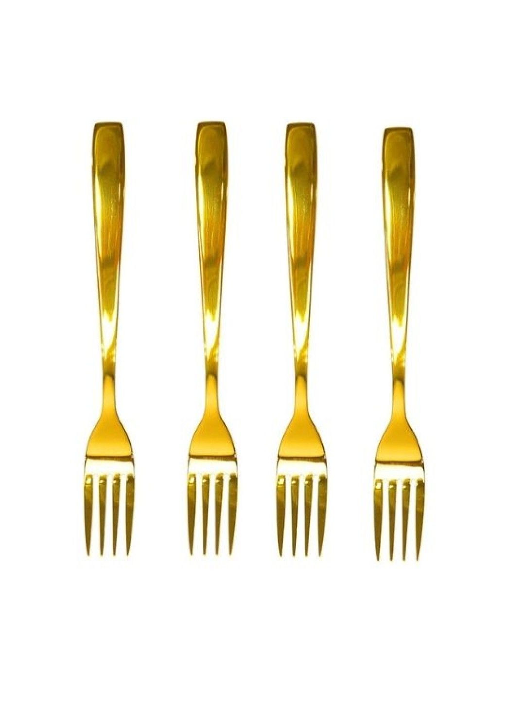 Sunbeams Lifestyle Metallic Dinner Fork (Gold- Image 2)