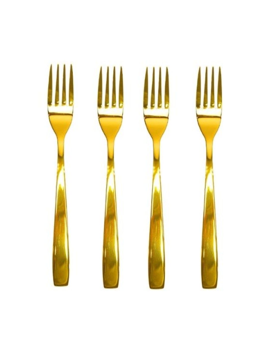 Sunbeams Lifestyle Metallic Dinner Fork (Gold- Image 1)