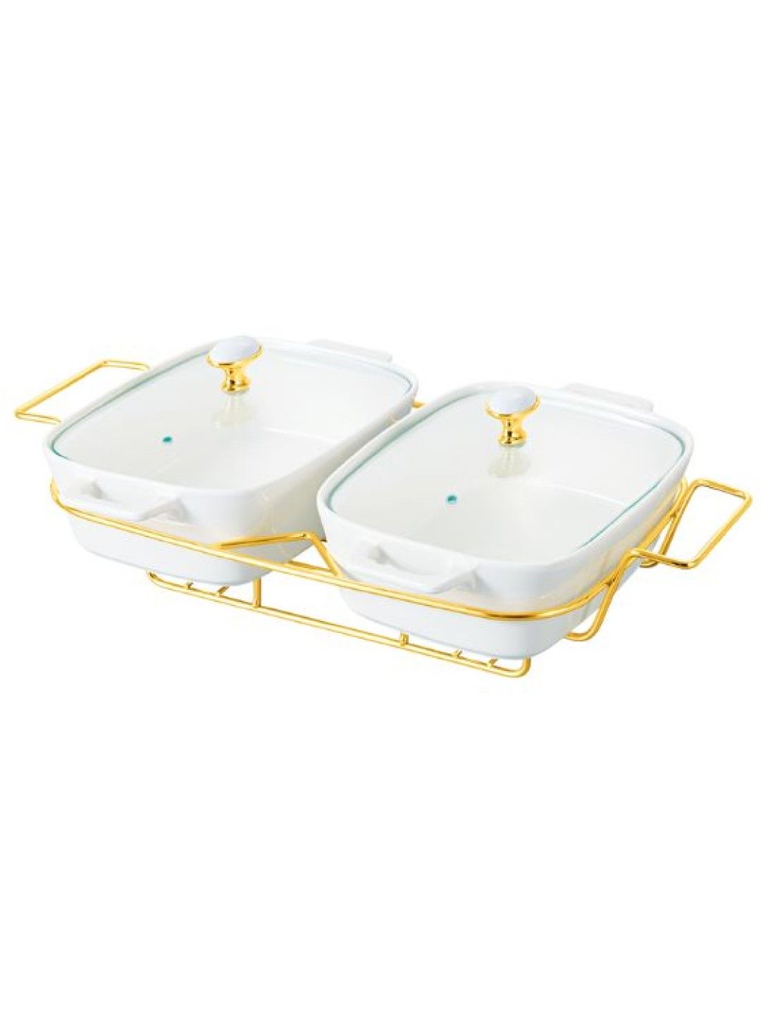 Sunbeams Lifestyle Slique Casserole Serving Dish Rectangle (Set of 2) 1400ml (No Color- Image 1)