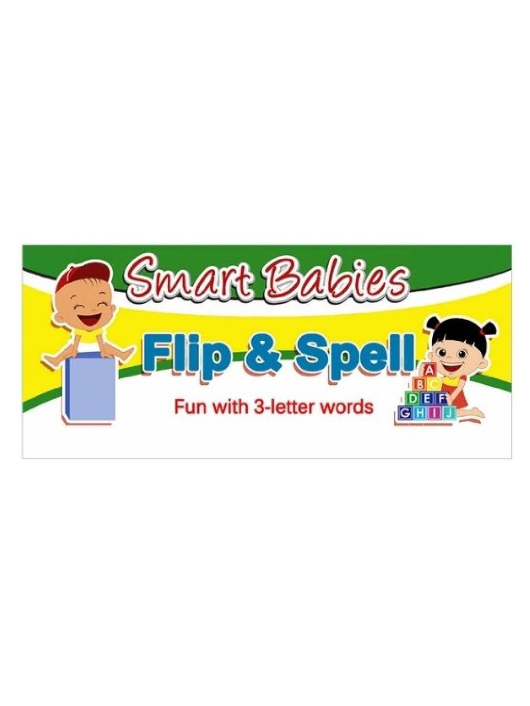 Learning is Fun Smart Babies Flip & Spell - Yellow (No Color- Image 1)