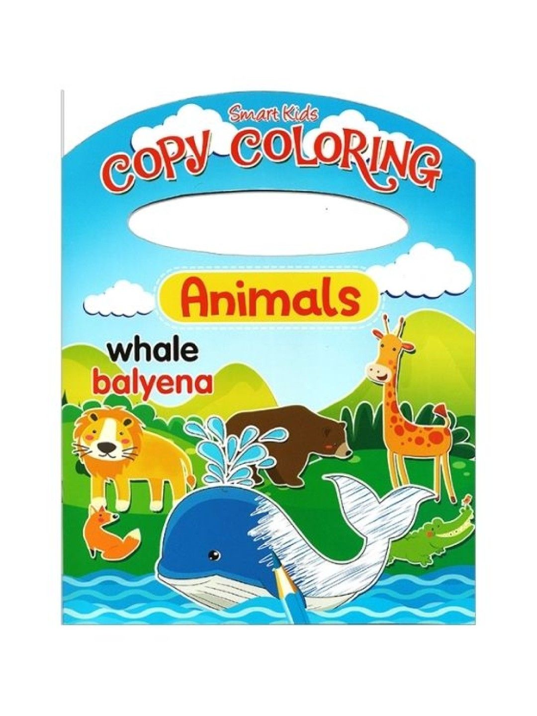 Learning is Fun Smart Kids Copy Coloring - Animals (No Color- Image 1)