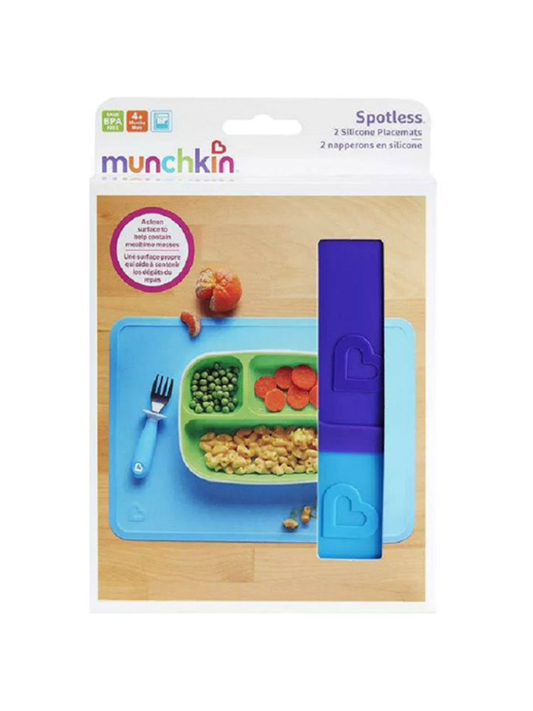 Munchkin Spotless Silicone Placemats (2 pieces) (No Color- Image 1)