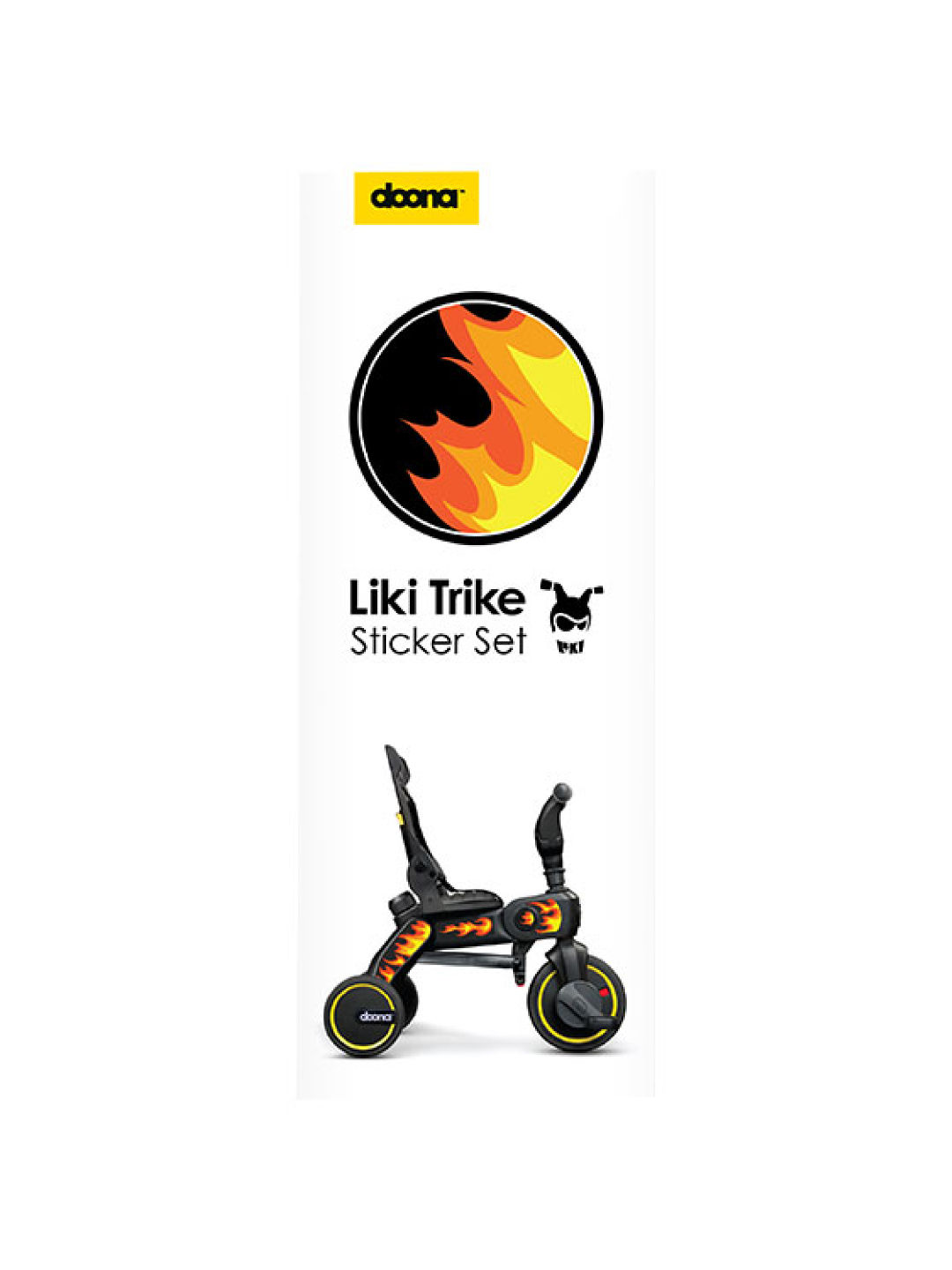 Doona Liki Flames Sticker Set (No Color- Image 2)