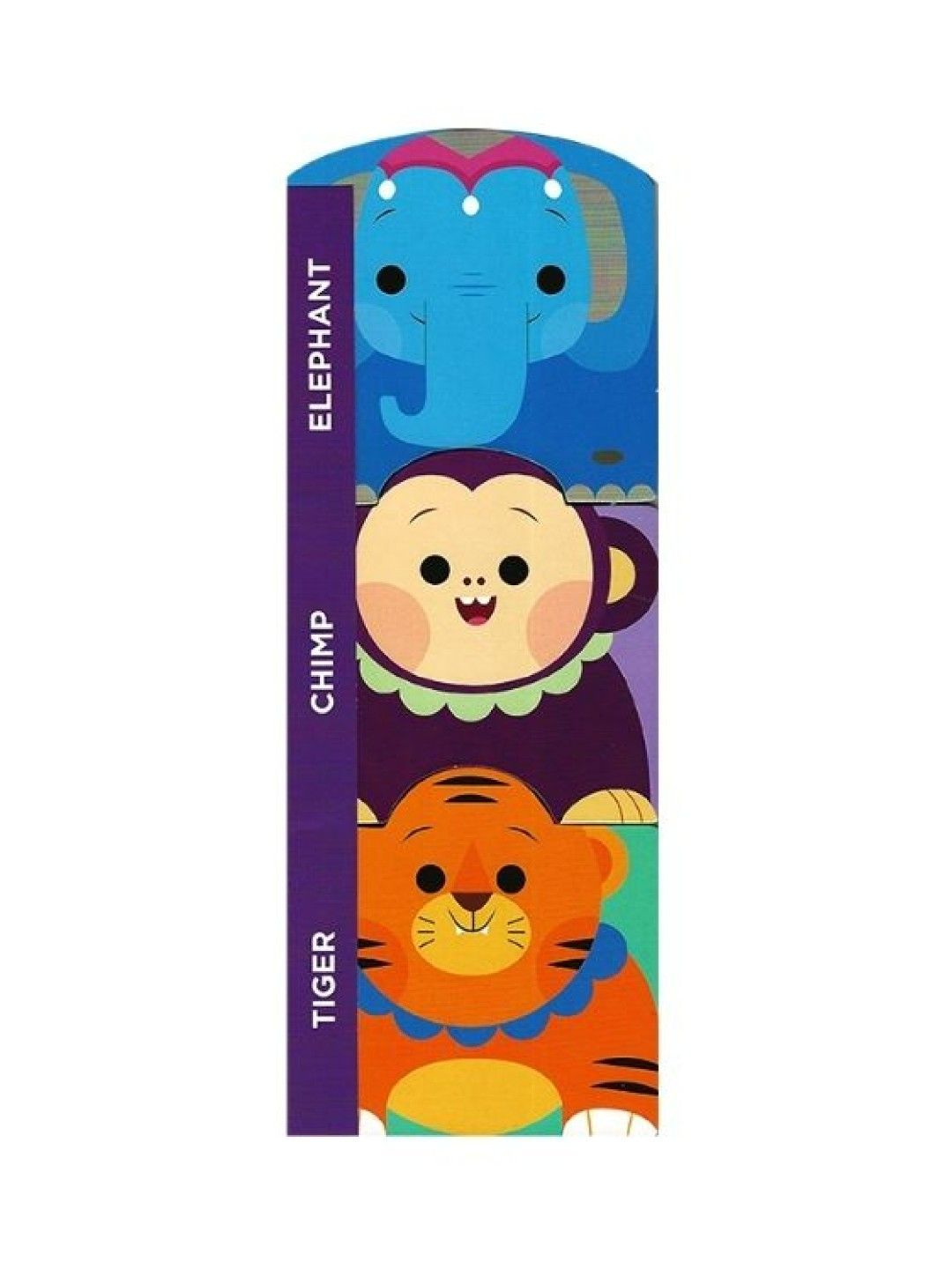 Learning is Fun Stack Book - Tiger, Chimp, Elephant - Circus Animals