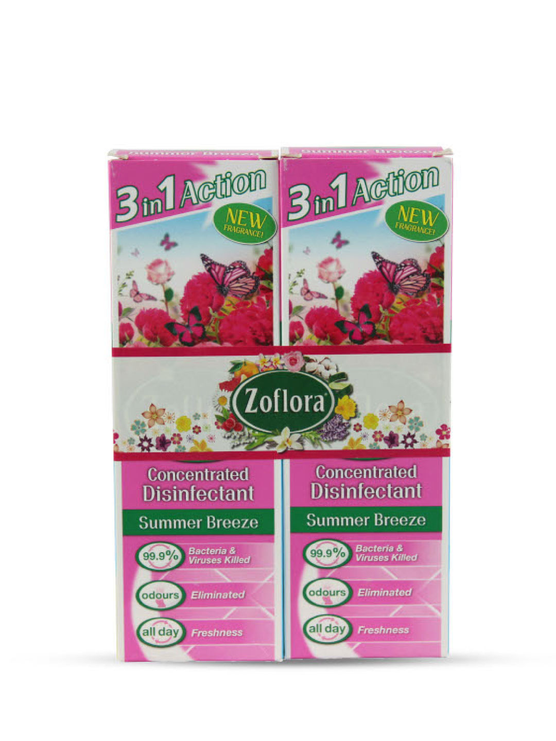 Zoflora Summer Breeze Disinfectant Spray 2-Pack (250ml)